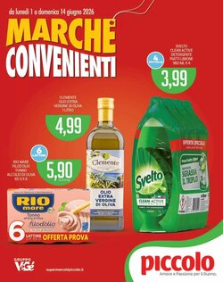 Volantino promozionale Supermercati Piccolo valide dal 01/06/2026