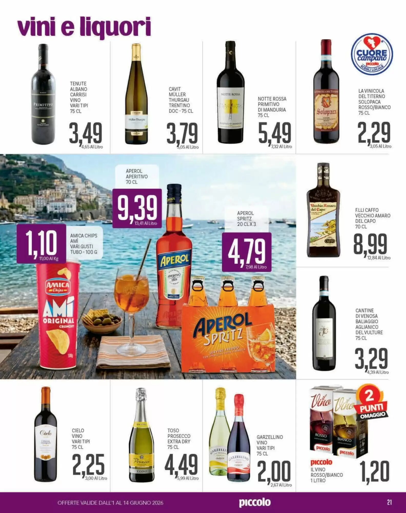 Volantino promozionale Supermercati Piccolo  valide dal 01/06/2026 - Pagina 21.