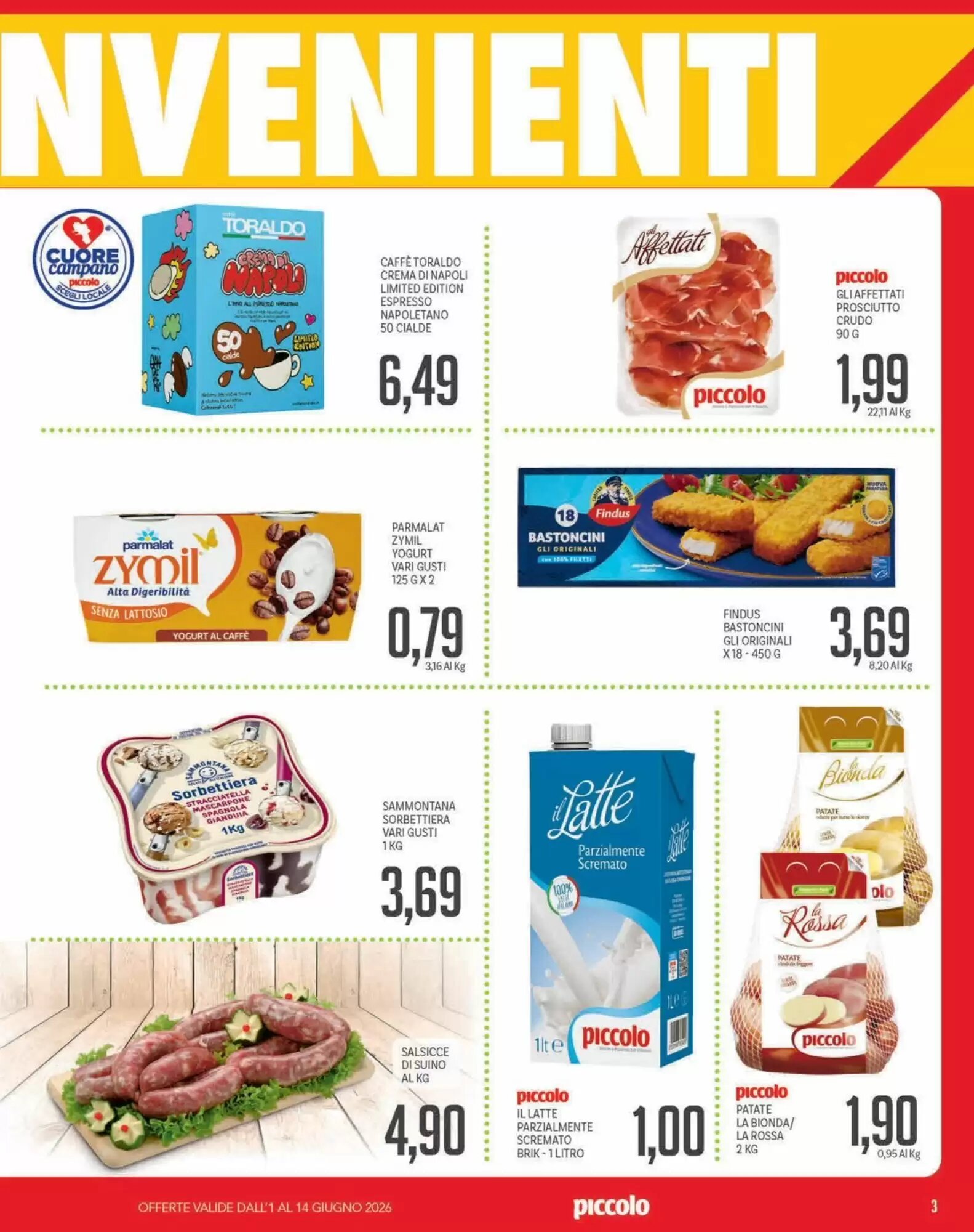 Volantino promozionale Supermercati Piccolo  valide dal 01/06/2026 - Pagina 3.