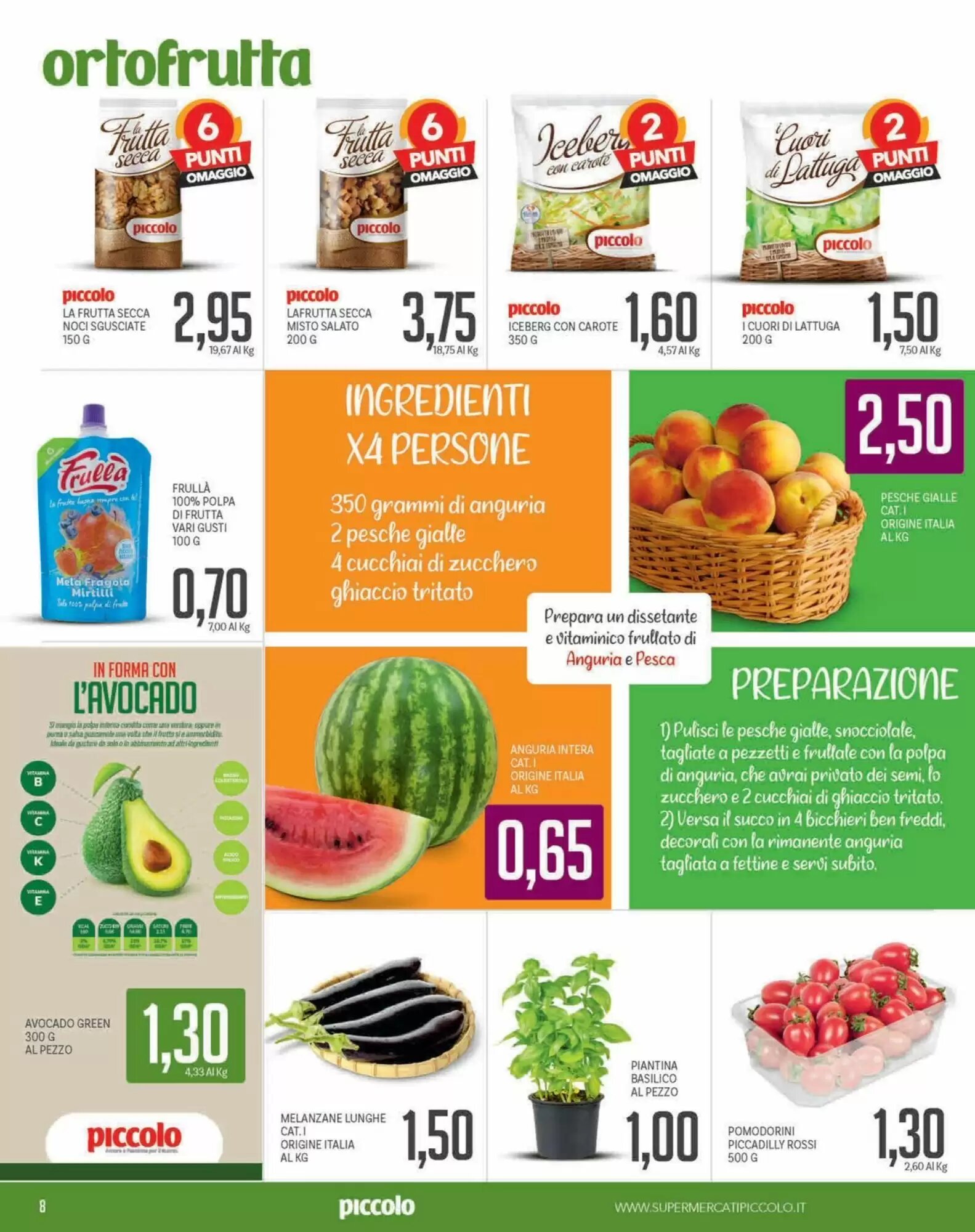 Volantino promozionale Supermercati Piccolo  valide dal 01/06/2026 - Pagina 8.