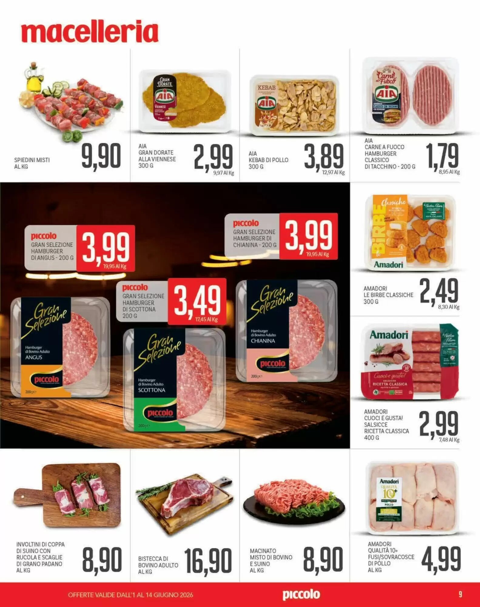 Volantino promozionale Supermercati Piccolo  valide dal 01/06/2026 - Pagina 9.
