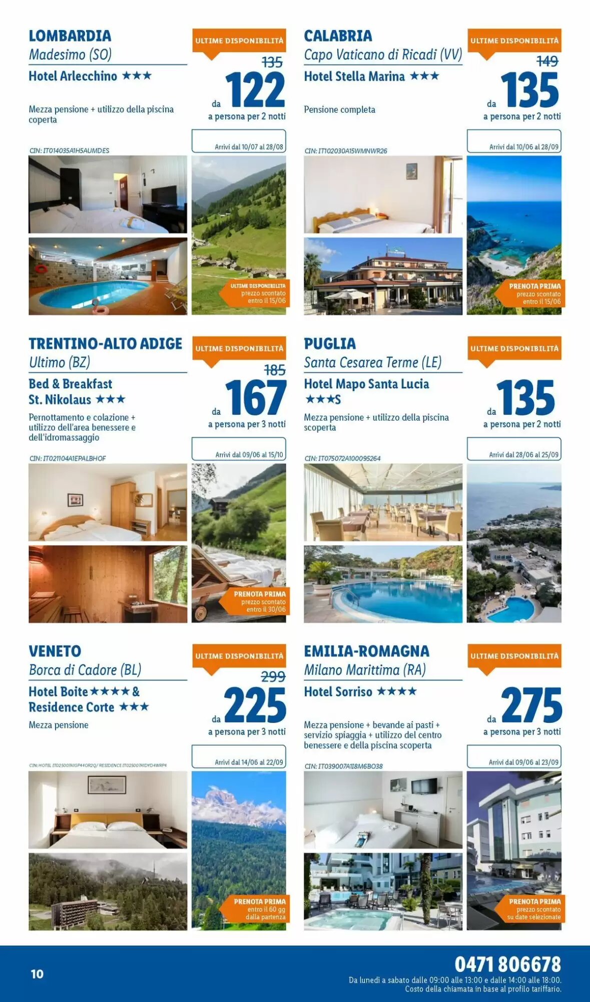 Volantino promozionale Lidl Viaggi  valide dal 01/06/2026 - Pagina 10.
