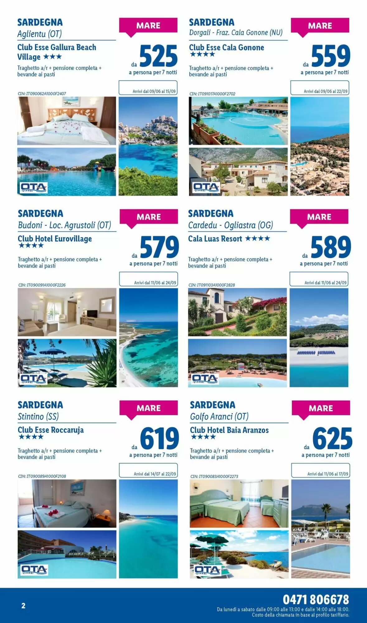 Volantino promozionale Lidl Viaggi  valide dal 01/06/2026 - Pagina 2.
