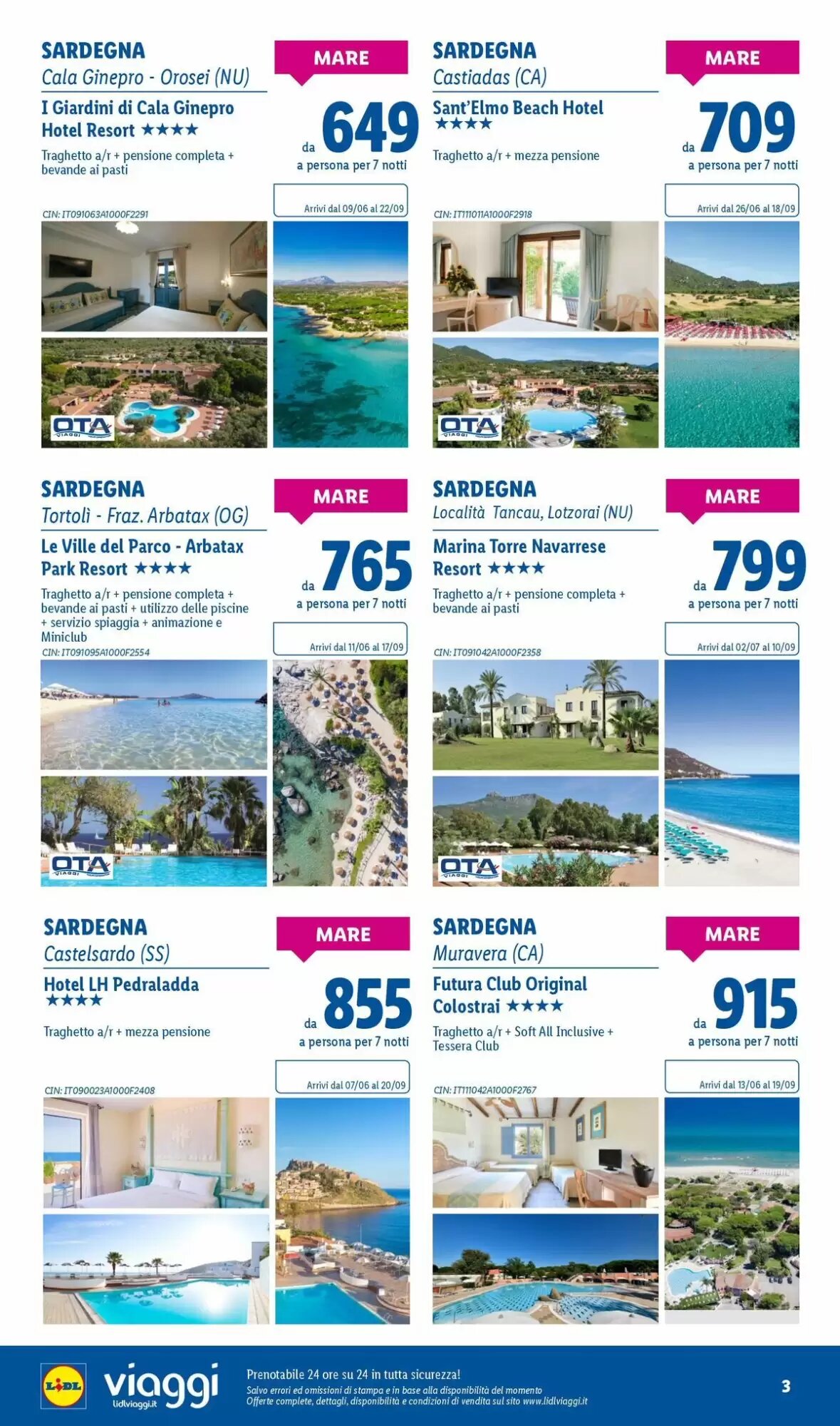 Volantino promozionale Lidl Viaggi  valide dal 01/06/2026 - Pagina 3.