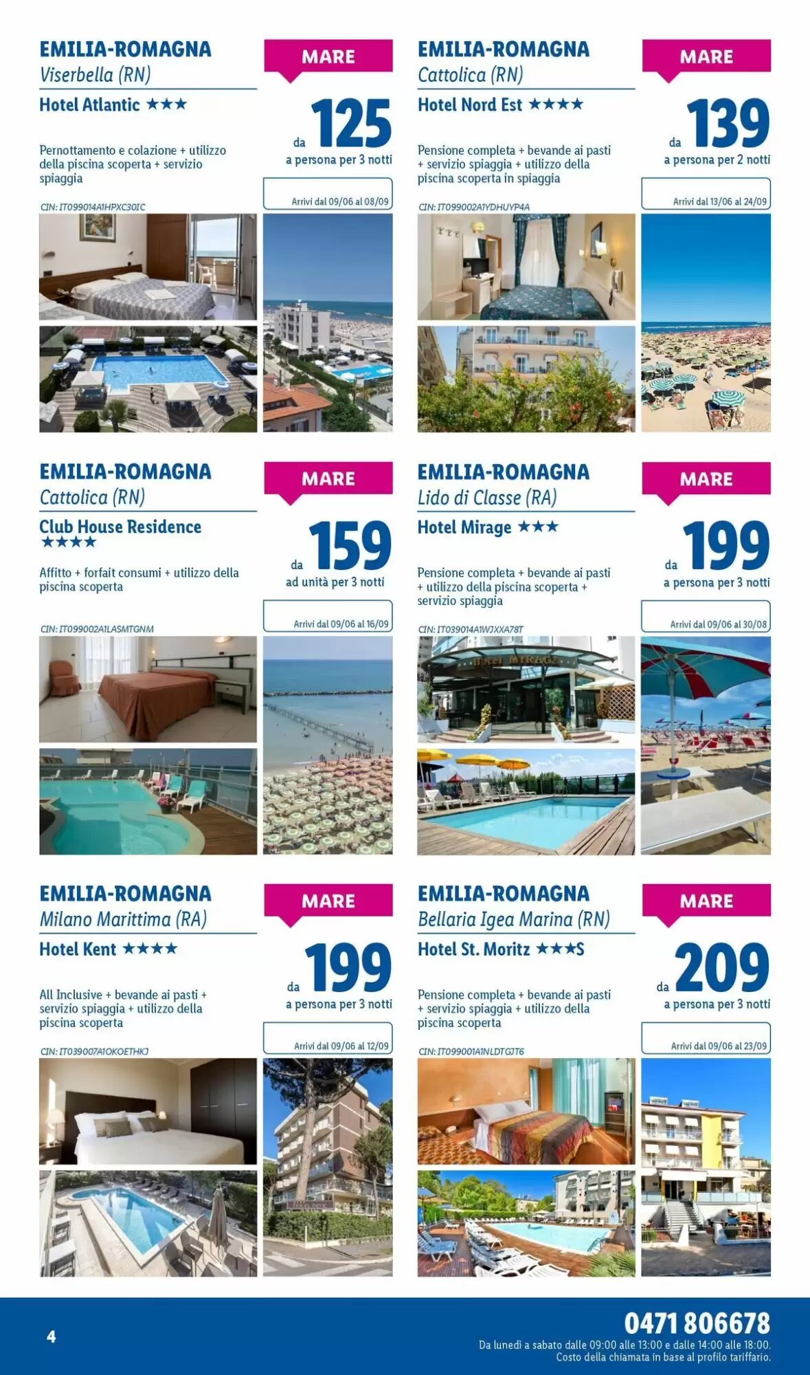 Volantino promozionale Lidl Viaggi  valide dal 01/06/2026 - Pagina 4.