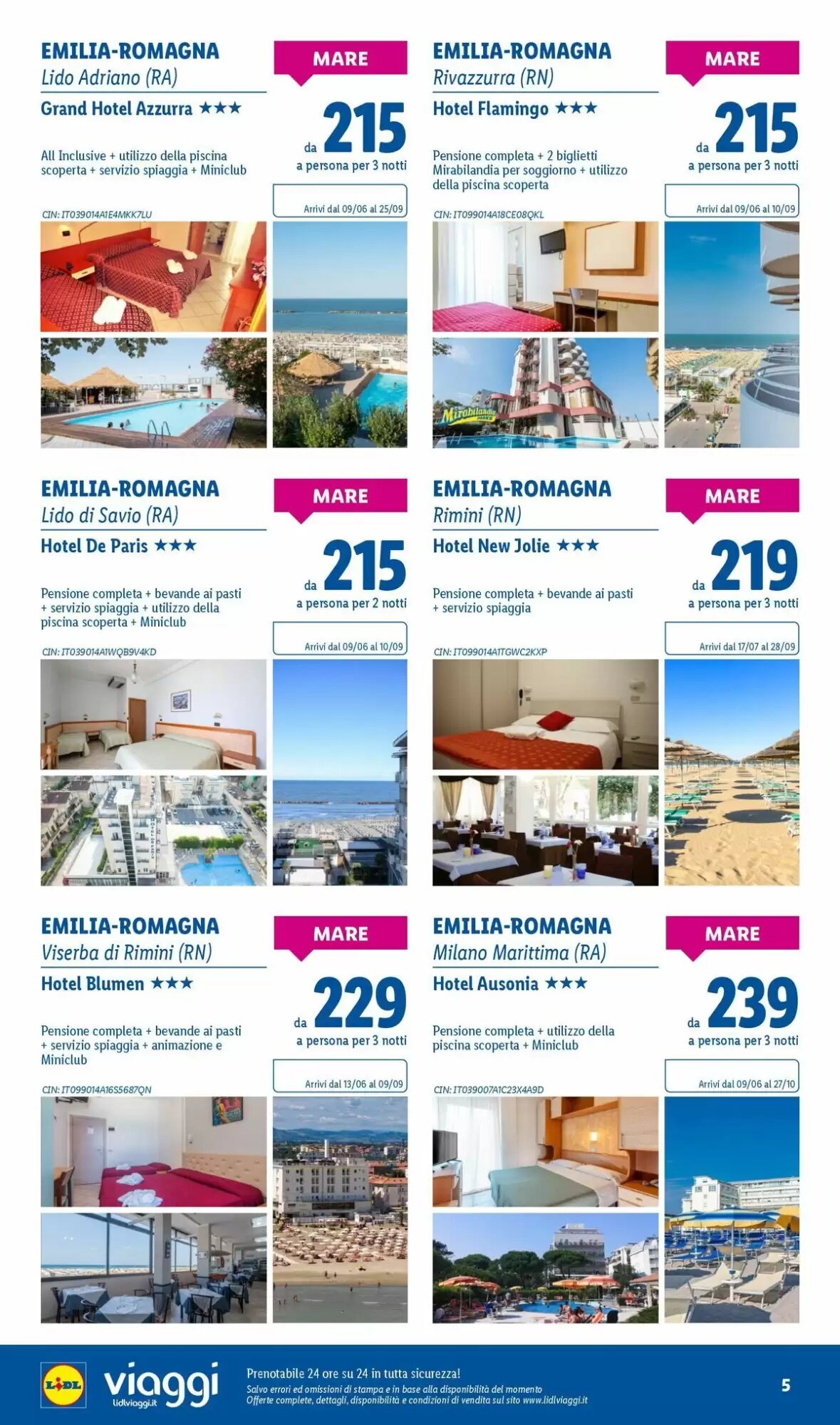 Volantino promozionale Lidl Viaggi  valide dal 01/06/2026 - Pagina 5.