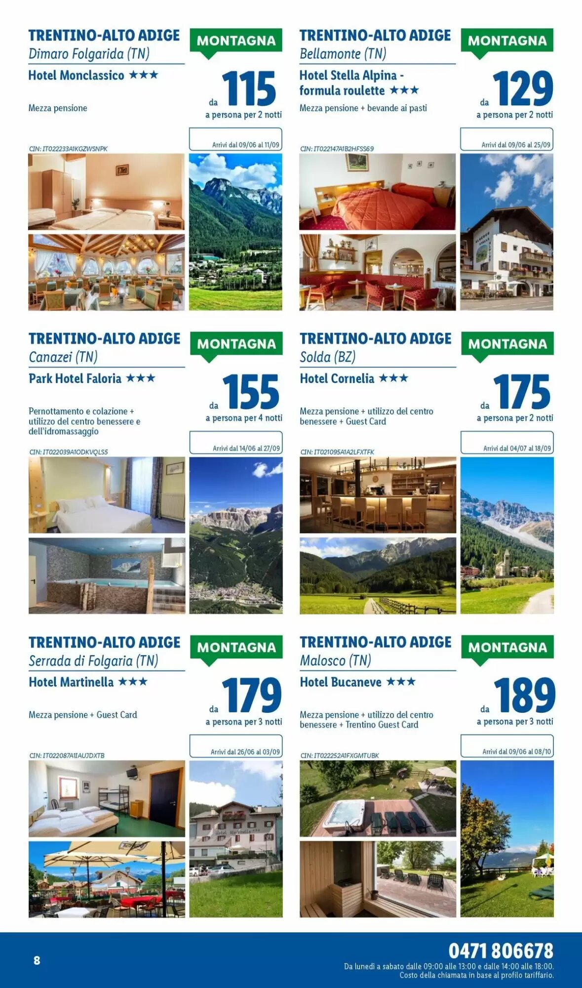 Volantino promozionale Lidl Viaggi  valide dal 01/06/2026 - Pagina 8.