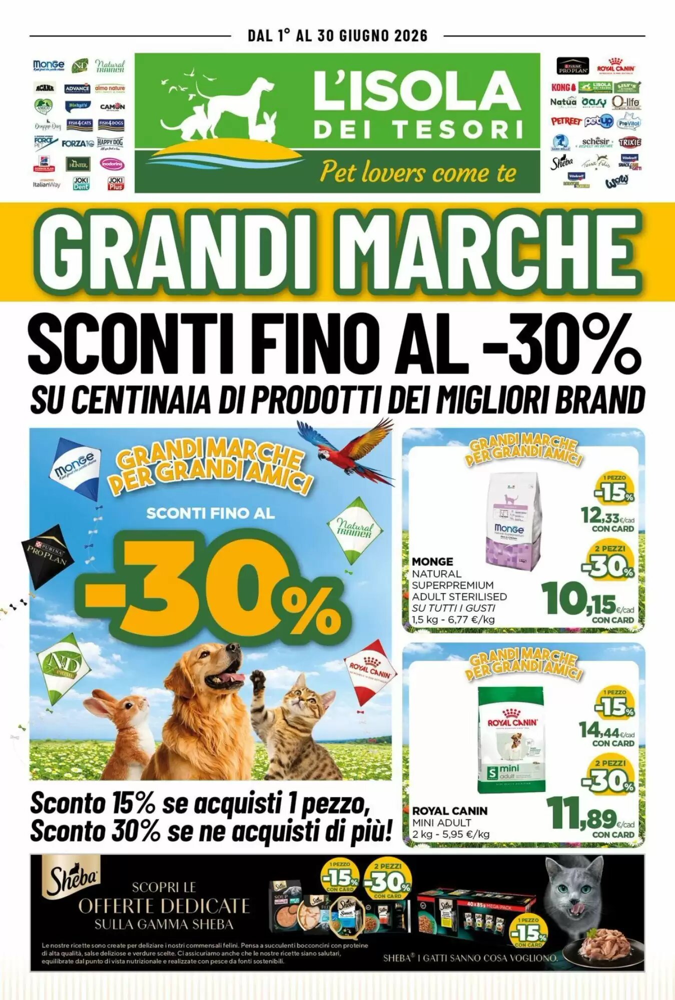 Volantino promozionale L´Isola dei Tesori  valide dal 01/06/2026 - Pagina 1.