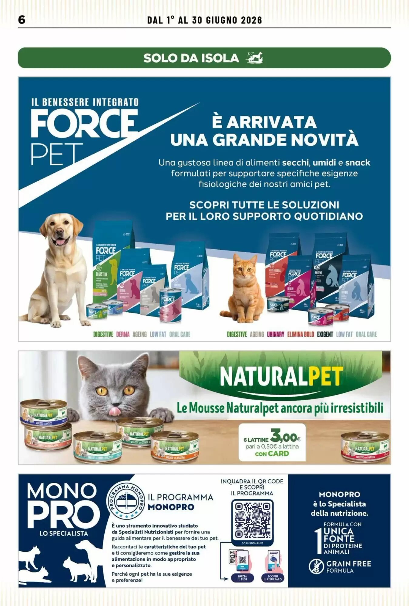 Volantino promozionale L´Isola dei Tesori  valide dal 01/06/2026 - Pagina 6.