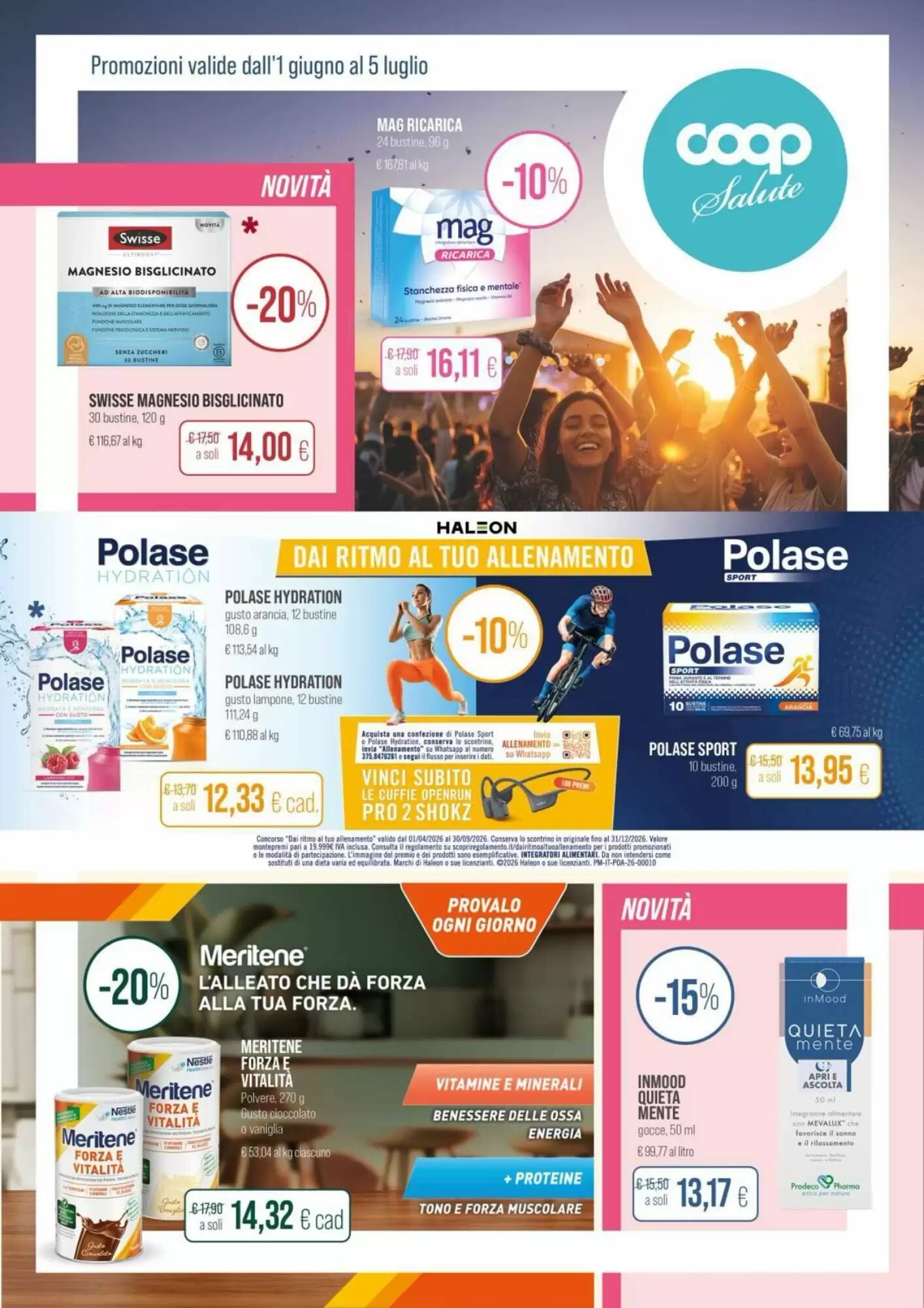 Volantino promozionale Coop  valide dal 01/06/2026 - Pagina 1.