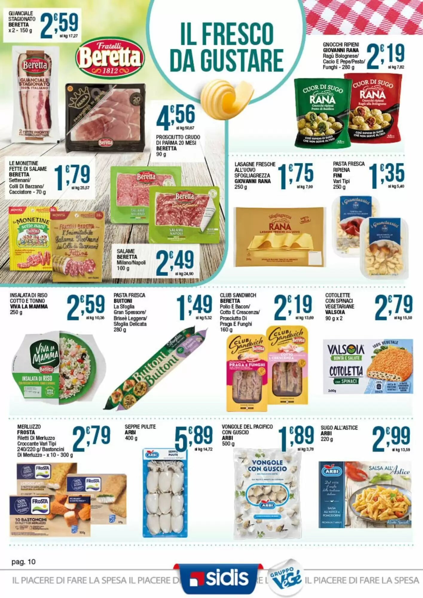 Volantino promozionale Sidis  valide dal 01/06/2026 - Pagina 10.