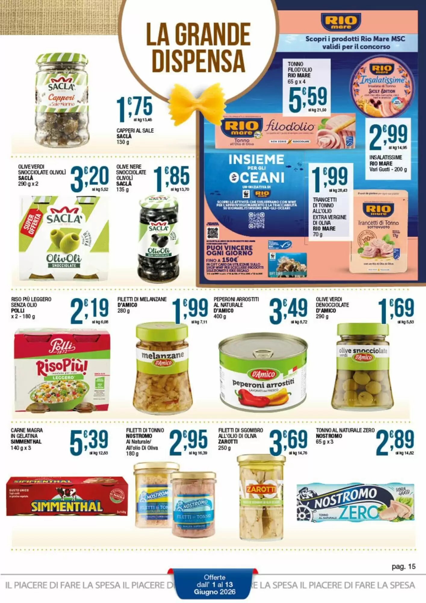 Volantino promozionale Sidis  valide dal 01/06/2026 - Pagina 15.