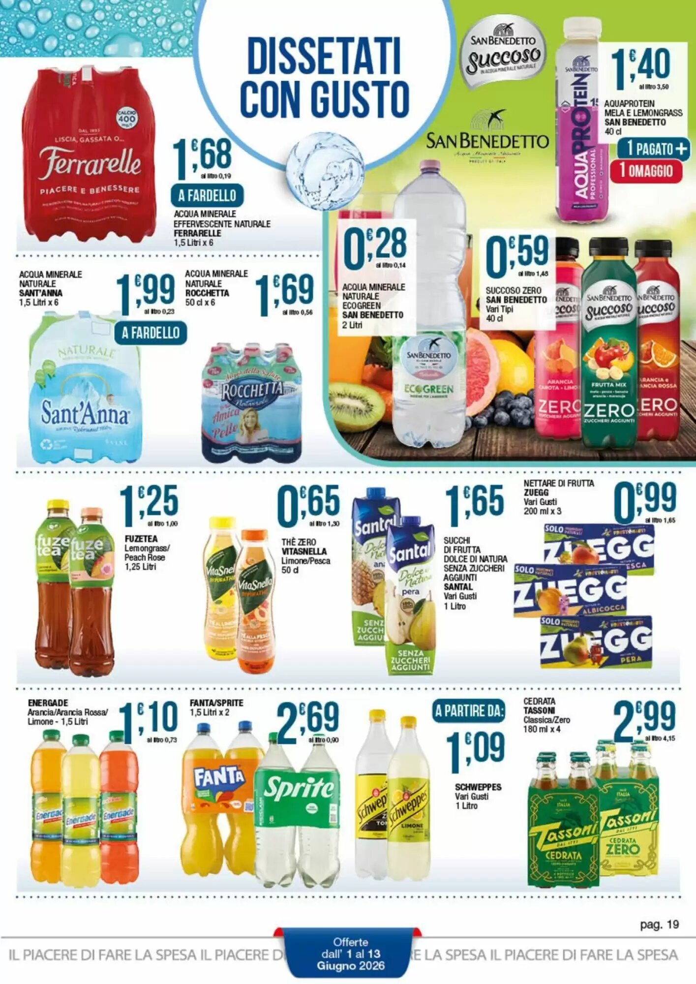 Volantino promozionale Sidis  valide dal 01/06/2026 - Pagina 19.