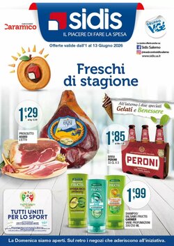 Volantino promozionale Sidis  valide dal 01/06/2026