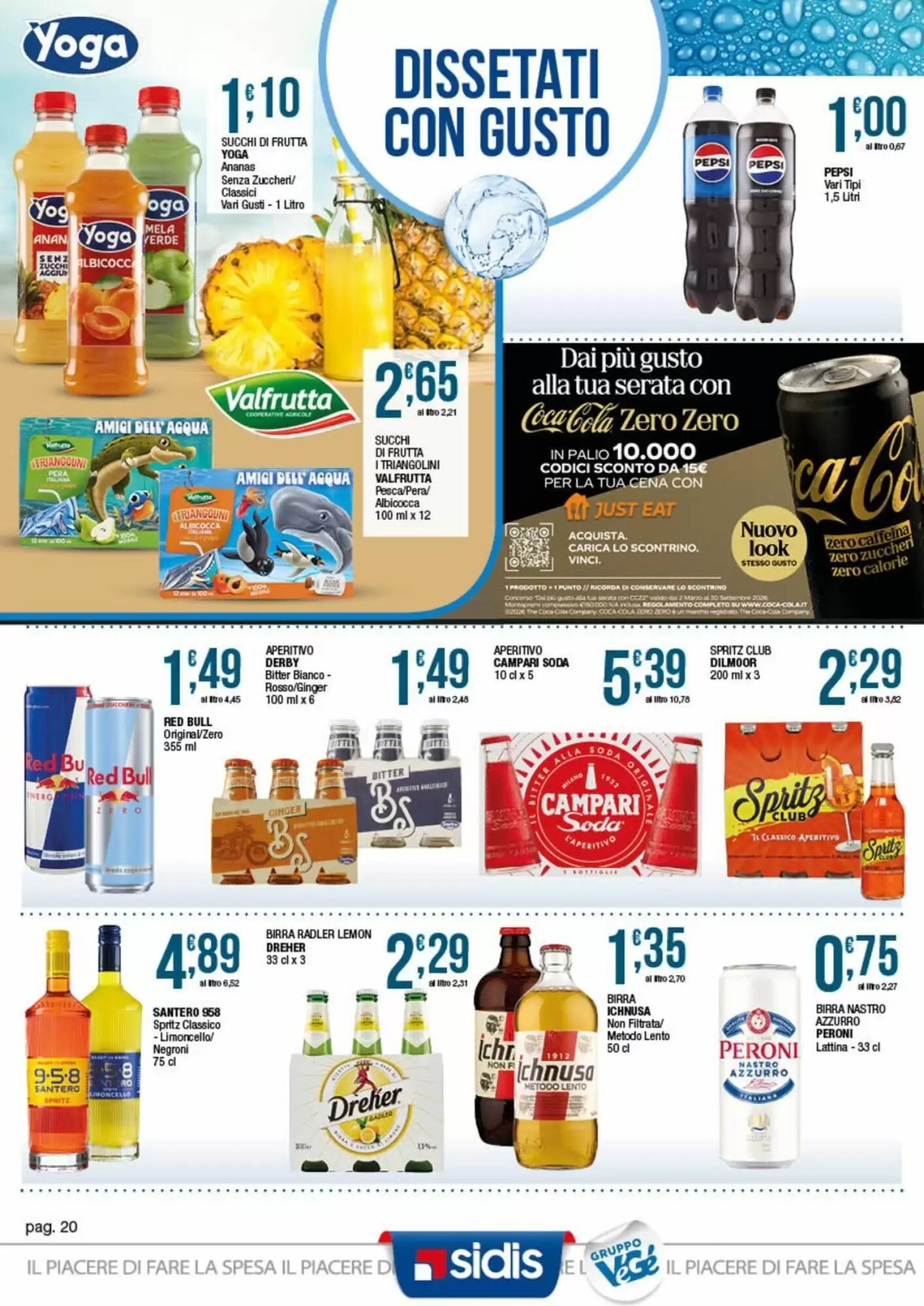 Volantino promozionale Sidis  valide dal 01/06/2026 - Pagina 20.