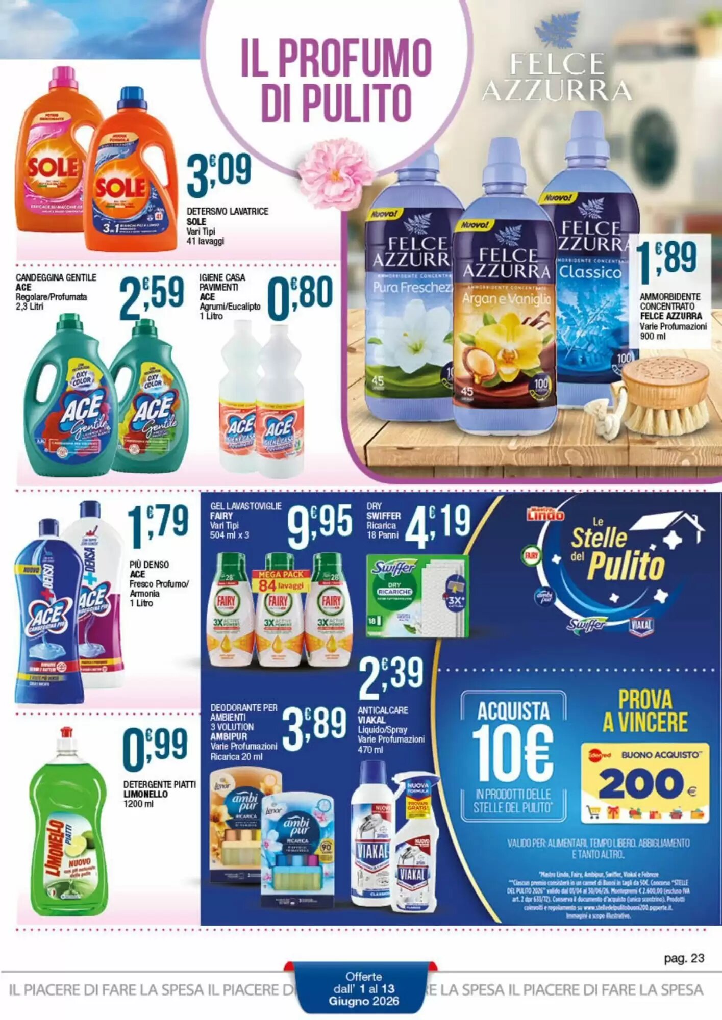Volantino promozionale Sidis  valide dal 01/06/2026 - Pagina 23.