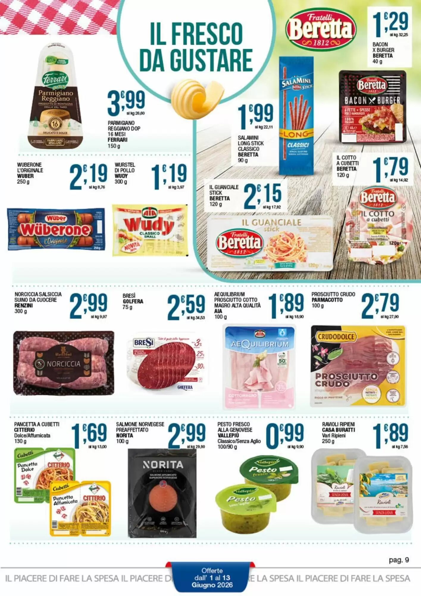 Volantino promozionale Sidis  valide dal 01/06/2026 - Pagina 9.