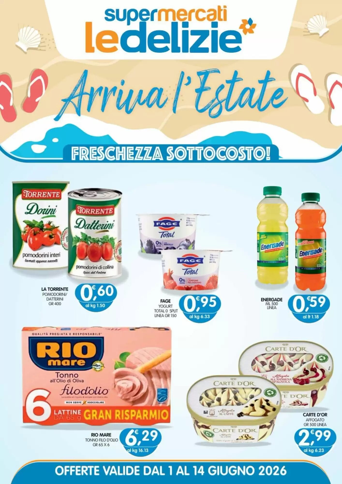 Volantino promozionale Le Delizie del Sud  valide dal 02/06/2026 - Pagina 1.