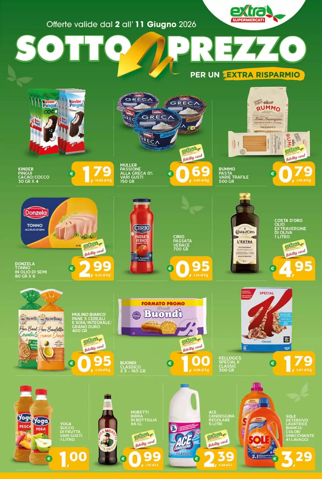 Volantino promozionale Extra Supermercati  valide dal 02/06/2026 - Pagina 3.