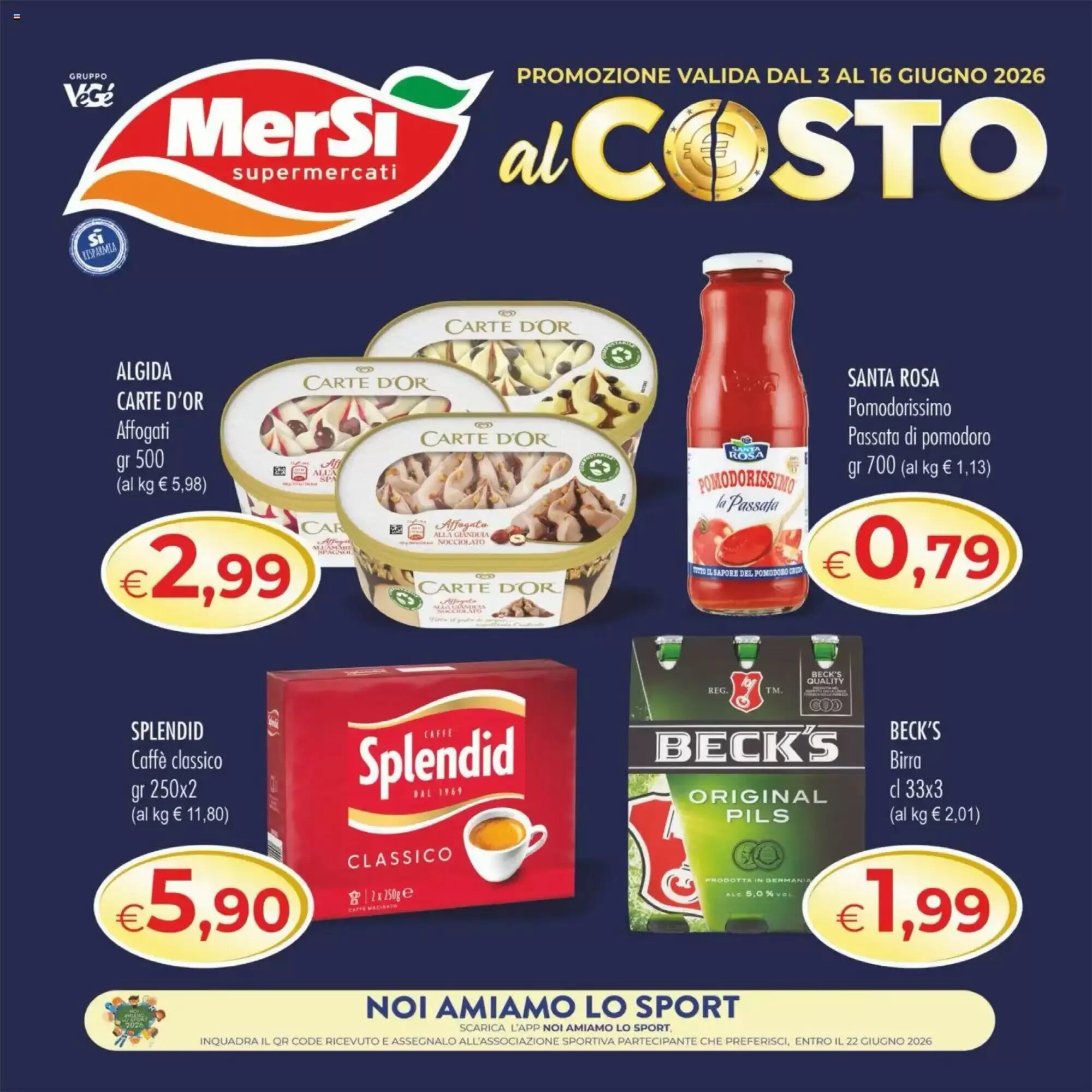 Volantino promozionale MerSi Supermercati  valide dal 03/06/2026 - Pagina 1.