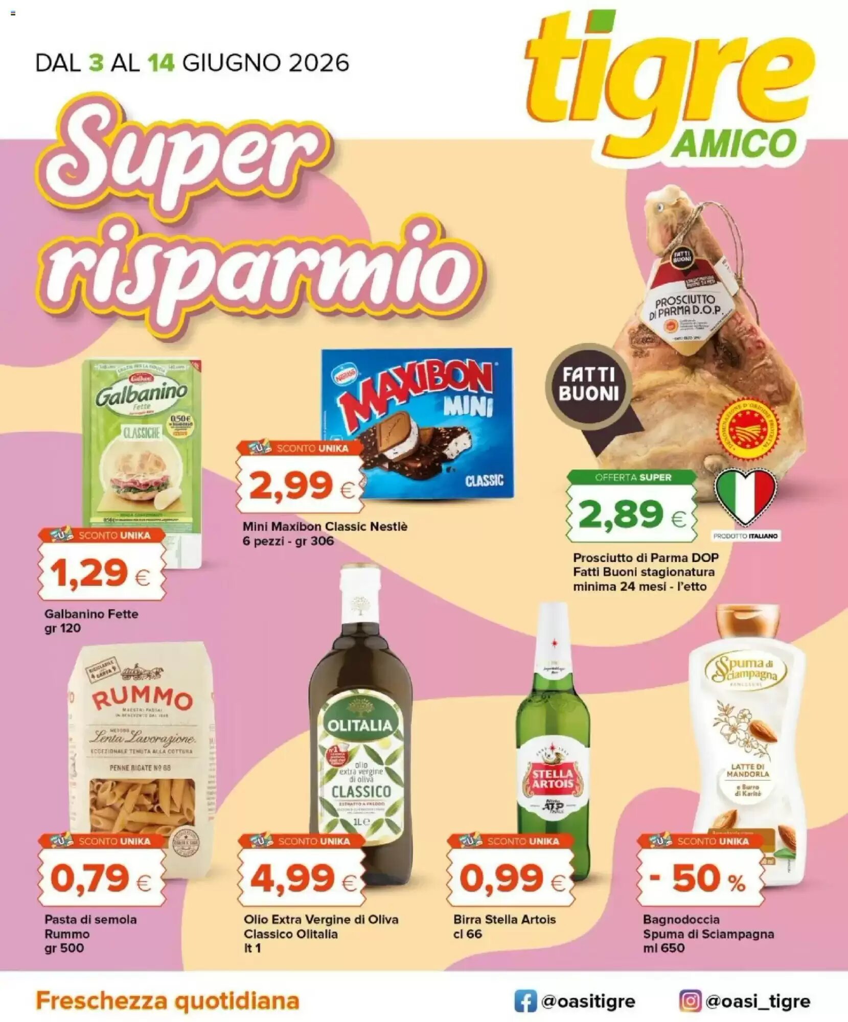 Volantino promozionale Tigre Amico  valide dal 03/06/2026 - Pagina 1.