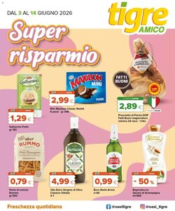 Volantino promozionale Tigre Amico valide dal 03/06/2026