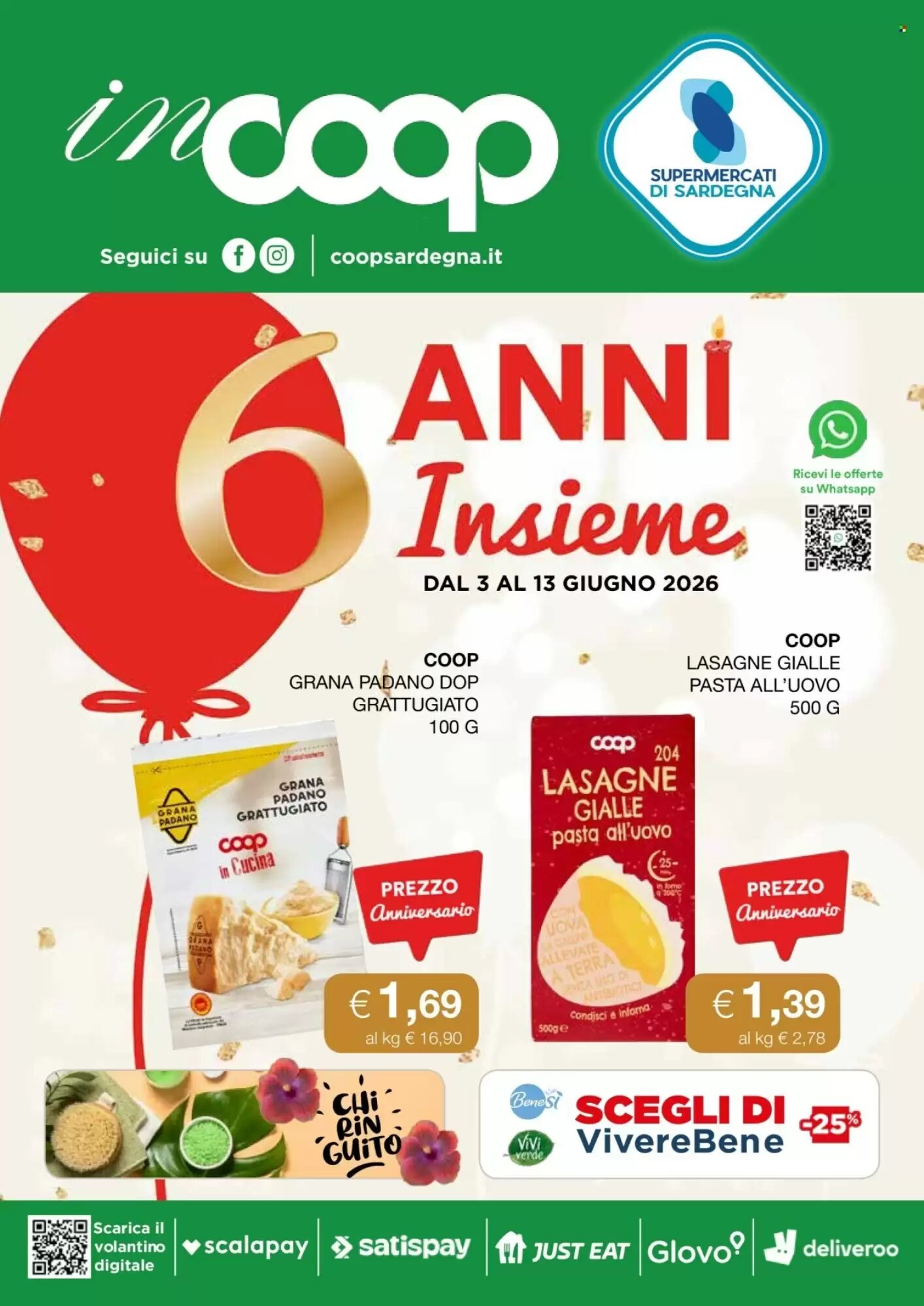Volantino promozionale Coop Sardegna  valide dal 03/06/2026 - Pagina 1.
