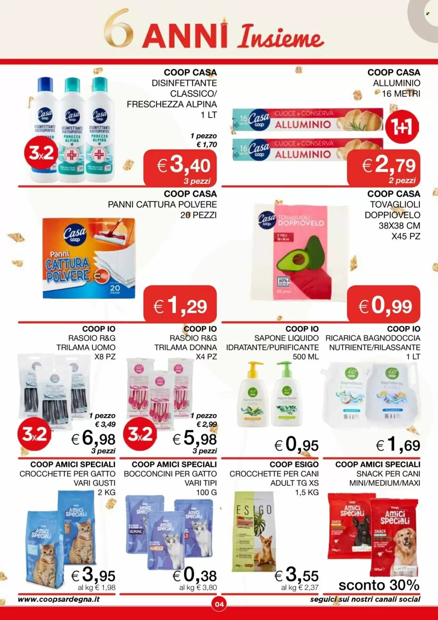 Volantino promozionale Coop Sardegna  valide dal 03/06/2026 - Pagina 6.