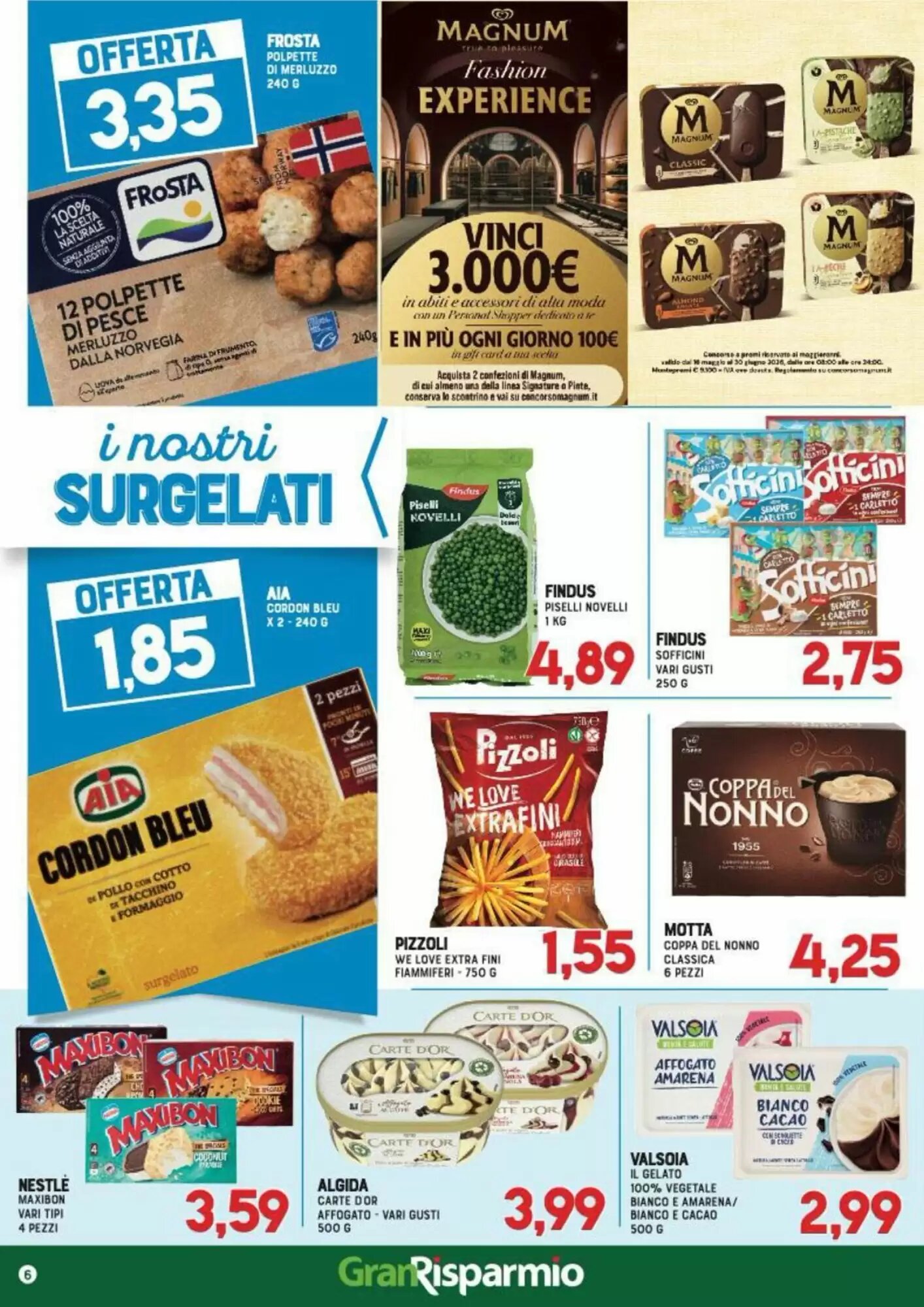 Volantino promozionale Gran Risparmio  valide dal 03/06/2026 - Pagina 6.