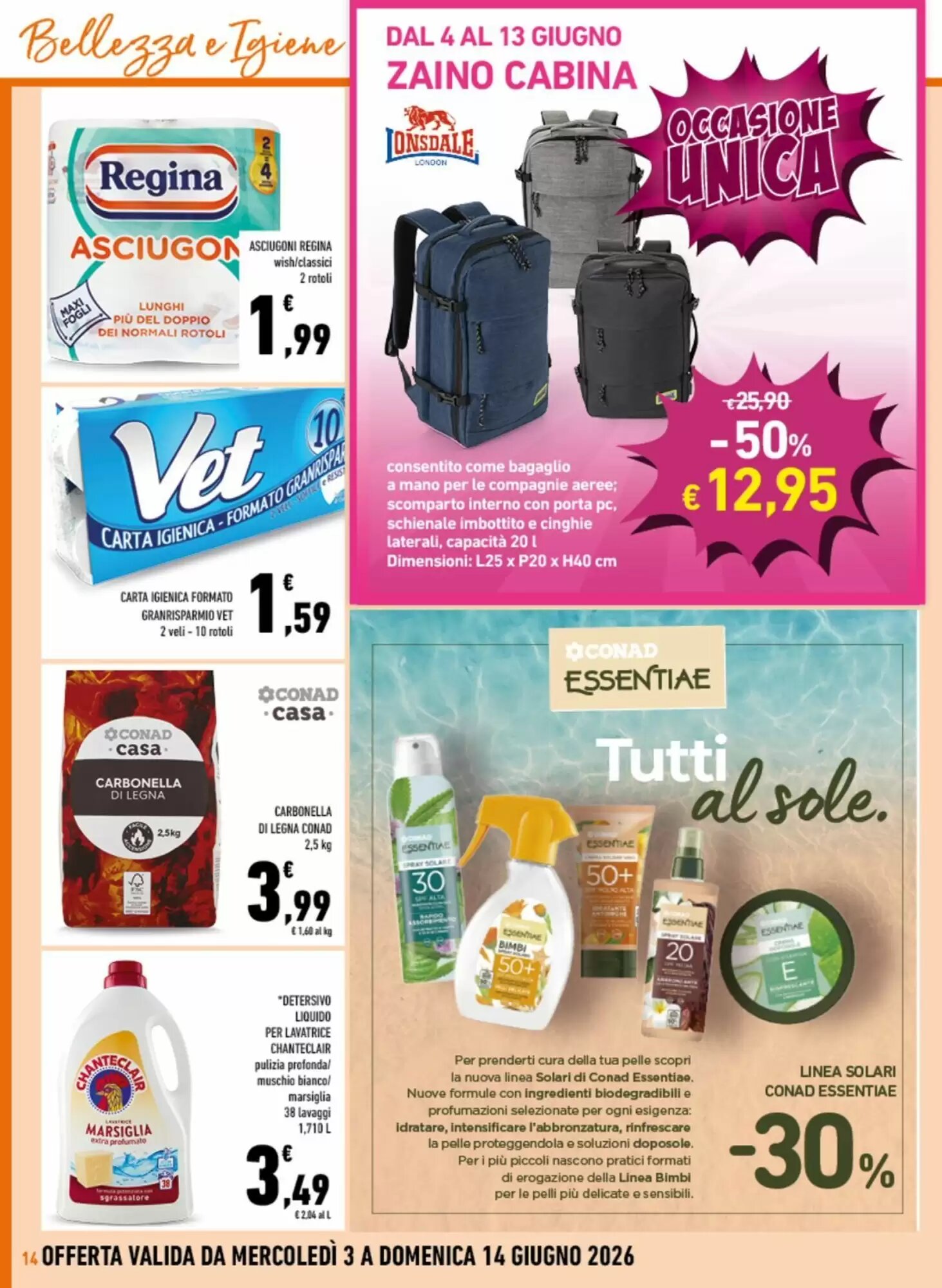 Volantino promozionale Conad City  valide dal 03/06/2026 - Pagina 14.
