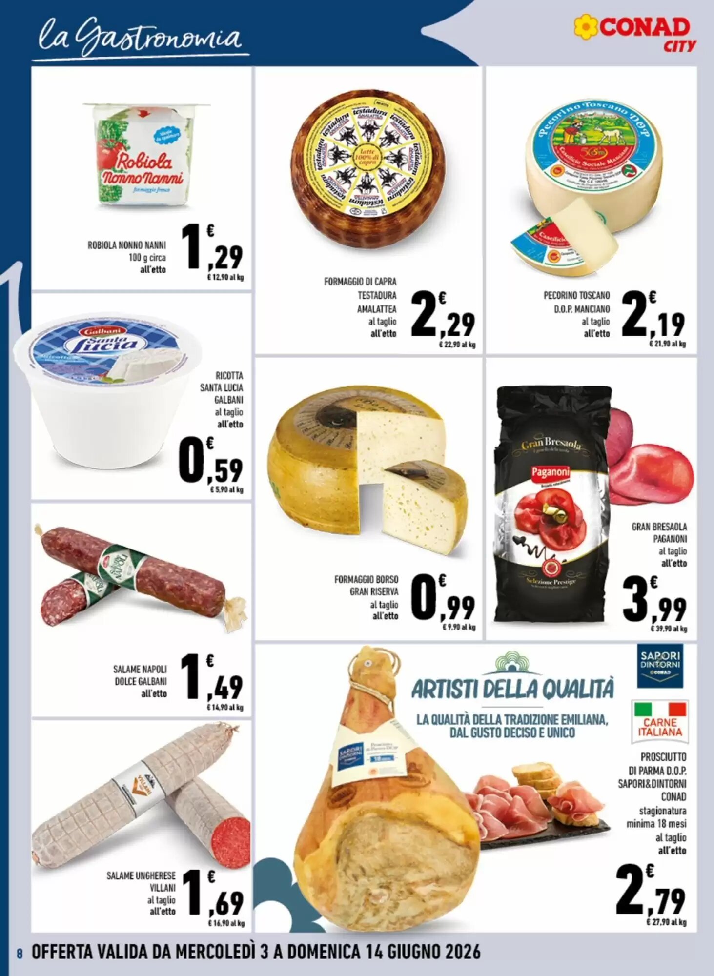 Volantino promozionale Conad City  valide dal 03/06/2026 - Pagina 8.