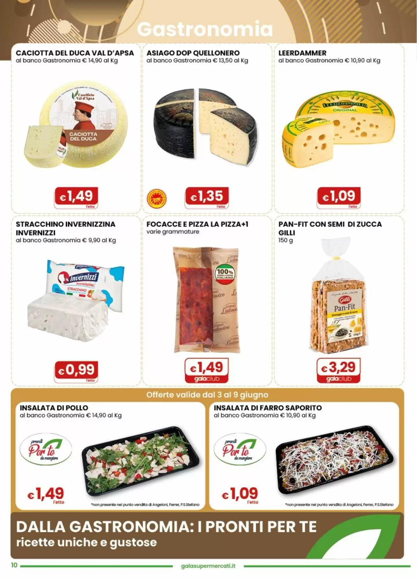 Volantino promozionale Gala Supermercati  valide dal 03/06/2026 - Pagina 10.