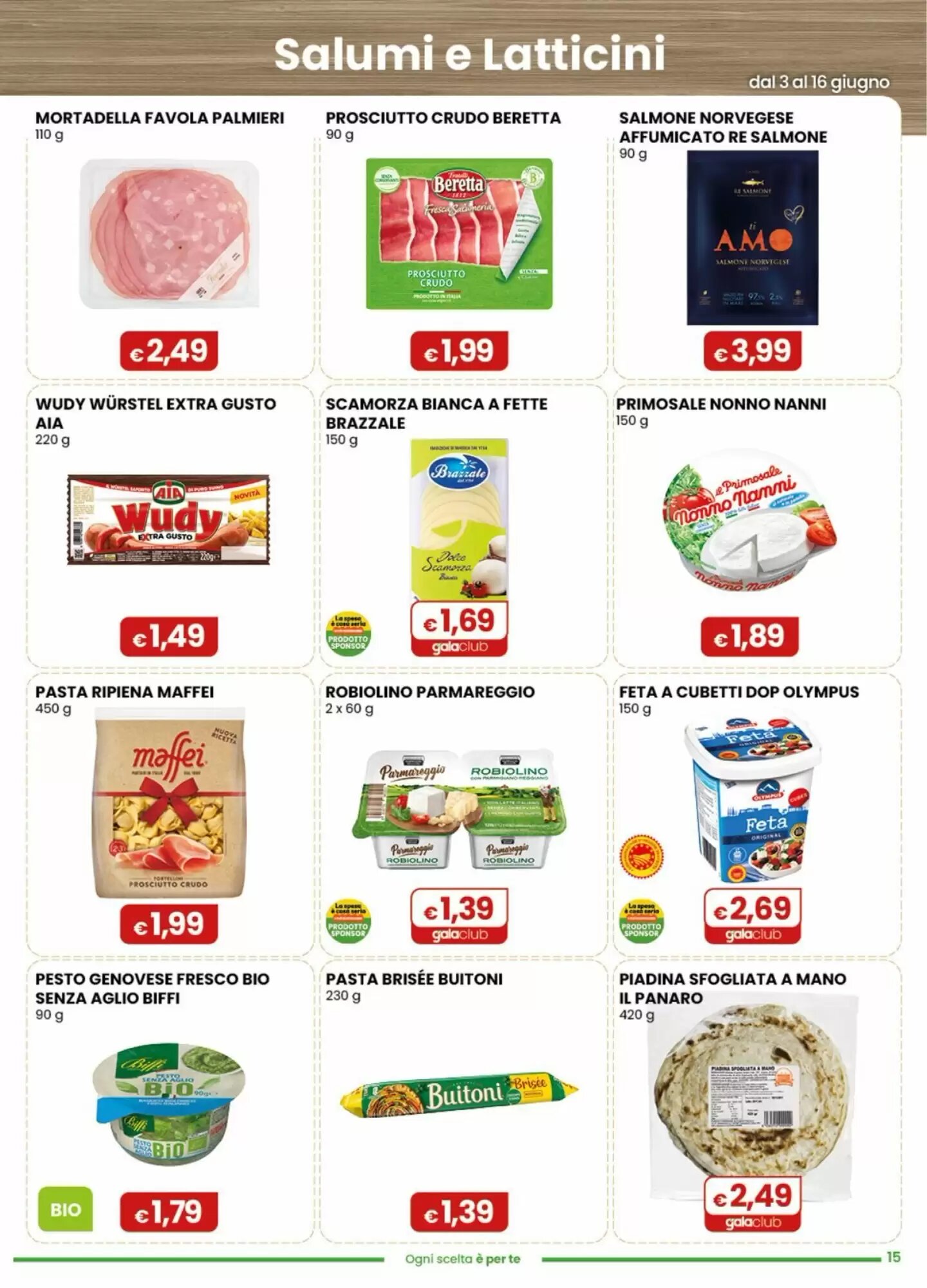 Volantino promozionale Gala Supermercati  valide dal 03/06/2026 - Pagina 15.