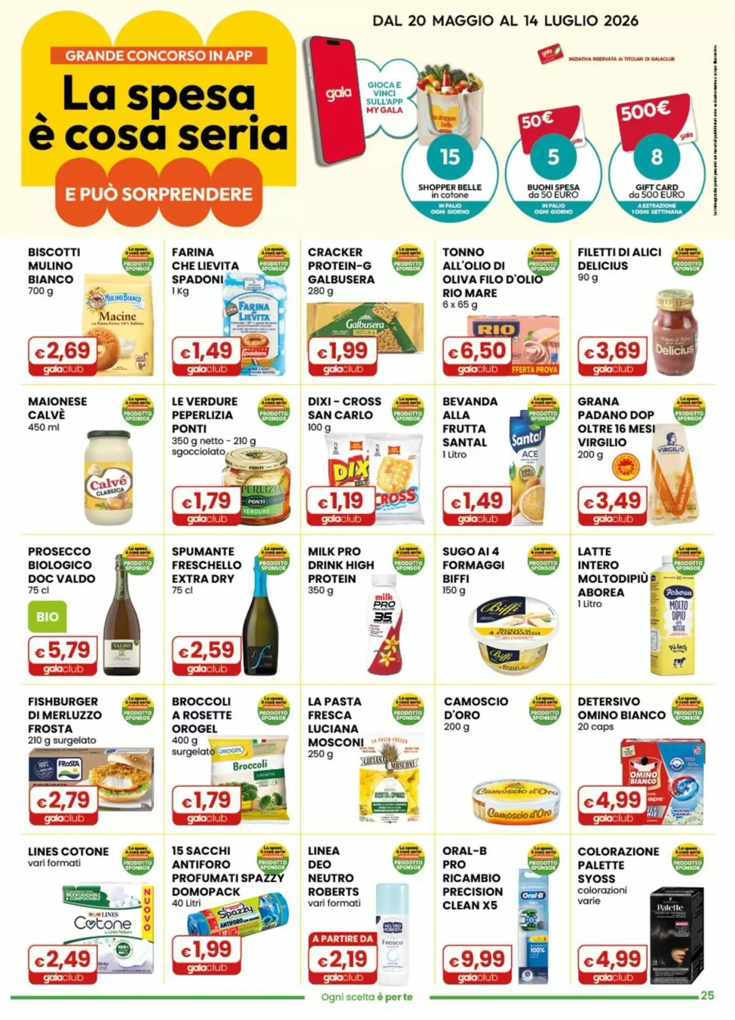 Volantino promozionale Gala Supermercati  valide dal 03/06/2026 - Pagina 25.