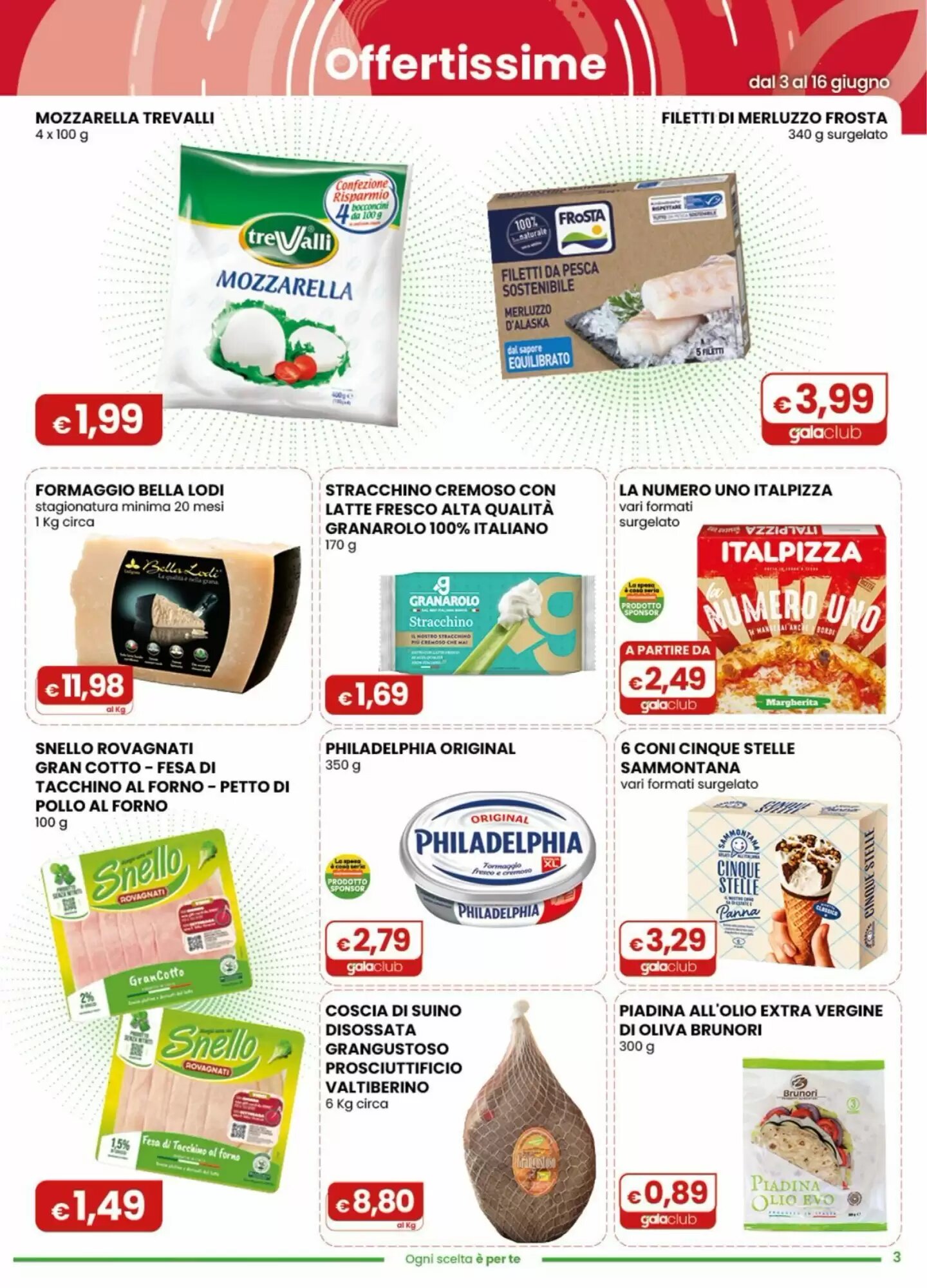 Volantino promozionale Gala Supermercati  valide dal 03/06/2026 - Pagina 3.