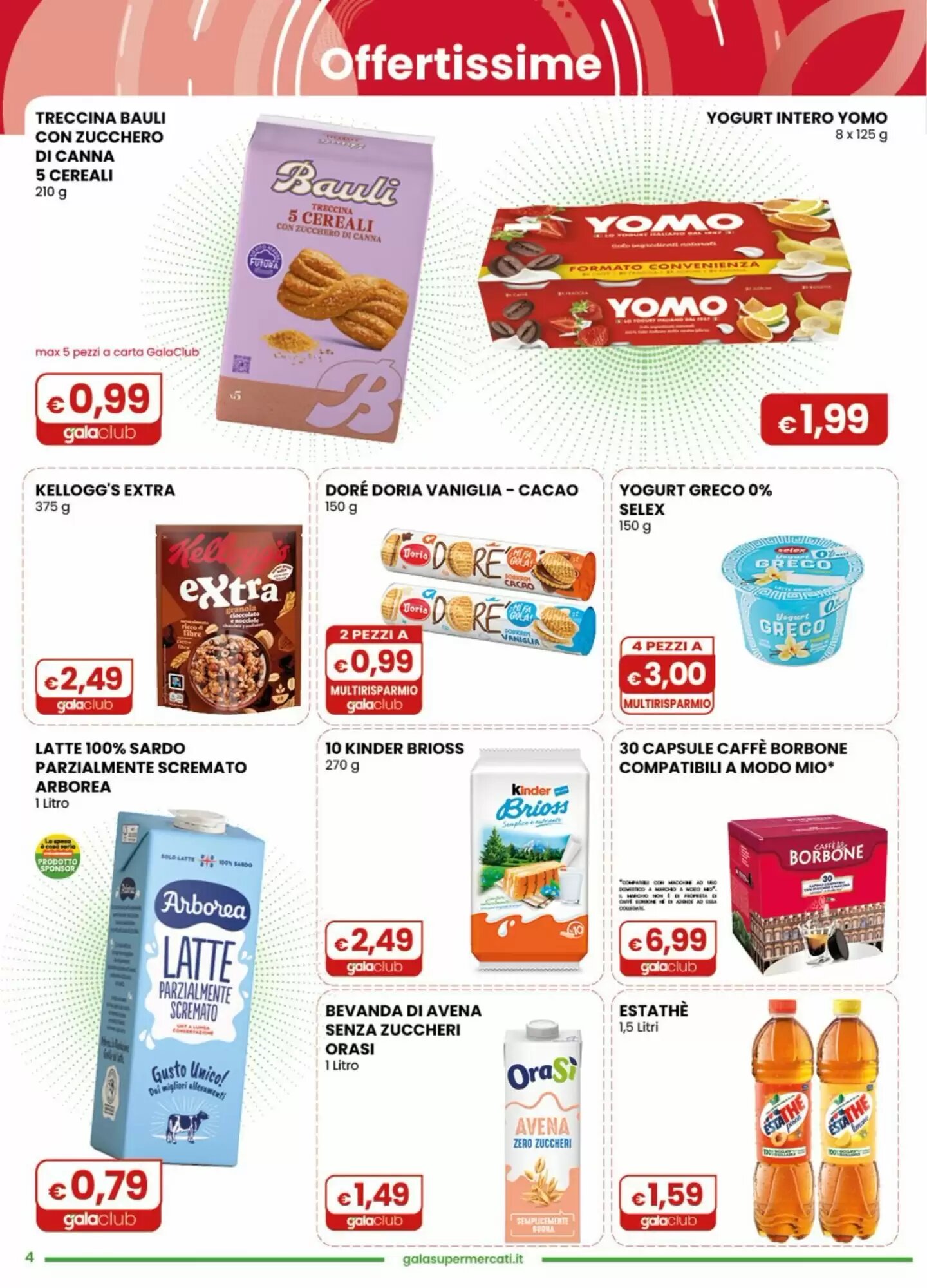 Volantino promozionale Gala Supermercati  valide dal 03/06/2026 - Pagina 4.