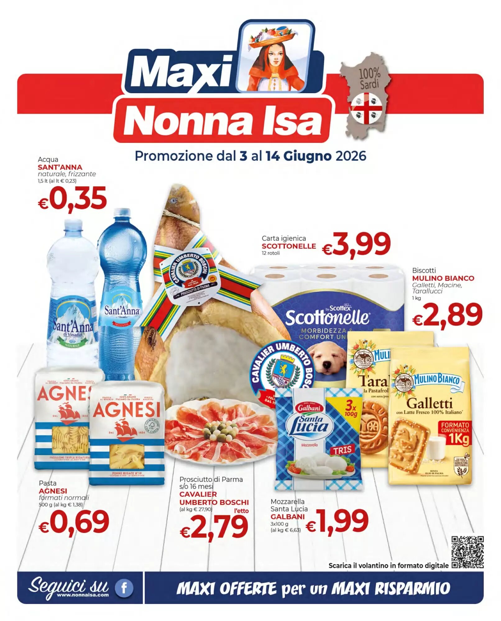 Volantino promozionale Maxi Nonna Isa valide dal 03/06/2026 - Pagina 1.