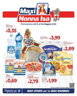 Volantino promozionale Maxi Nonna Isa valide dal 03/06/2026