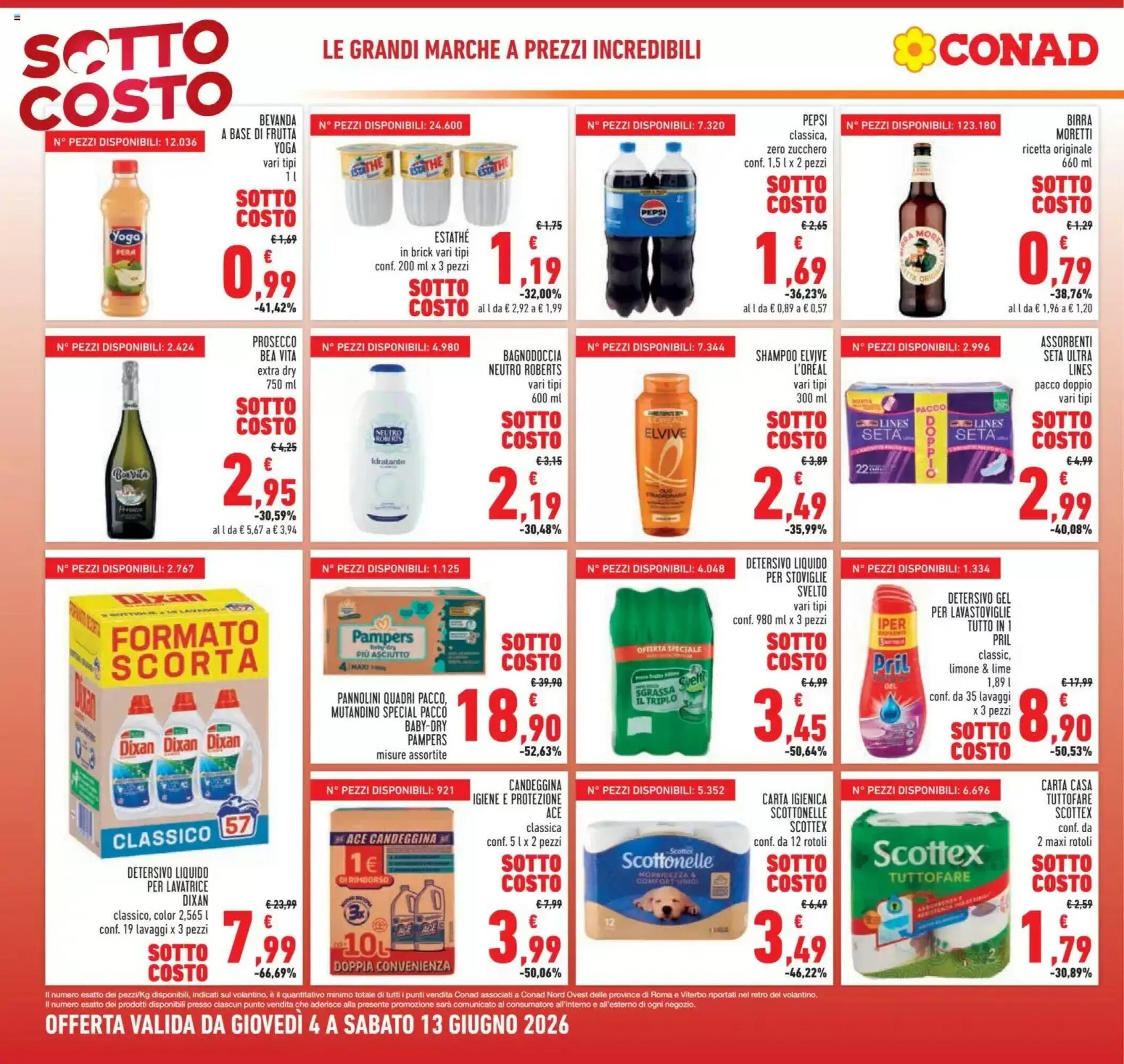Volantino promozionale Conad  valide dal 04/06/2026 - Pagina 4.