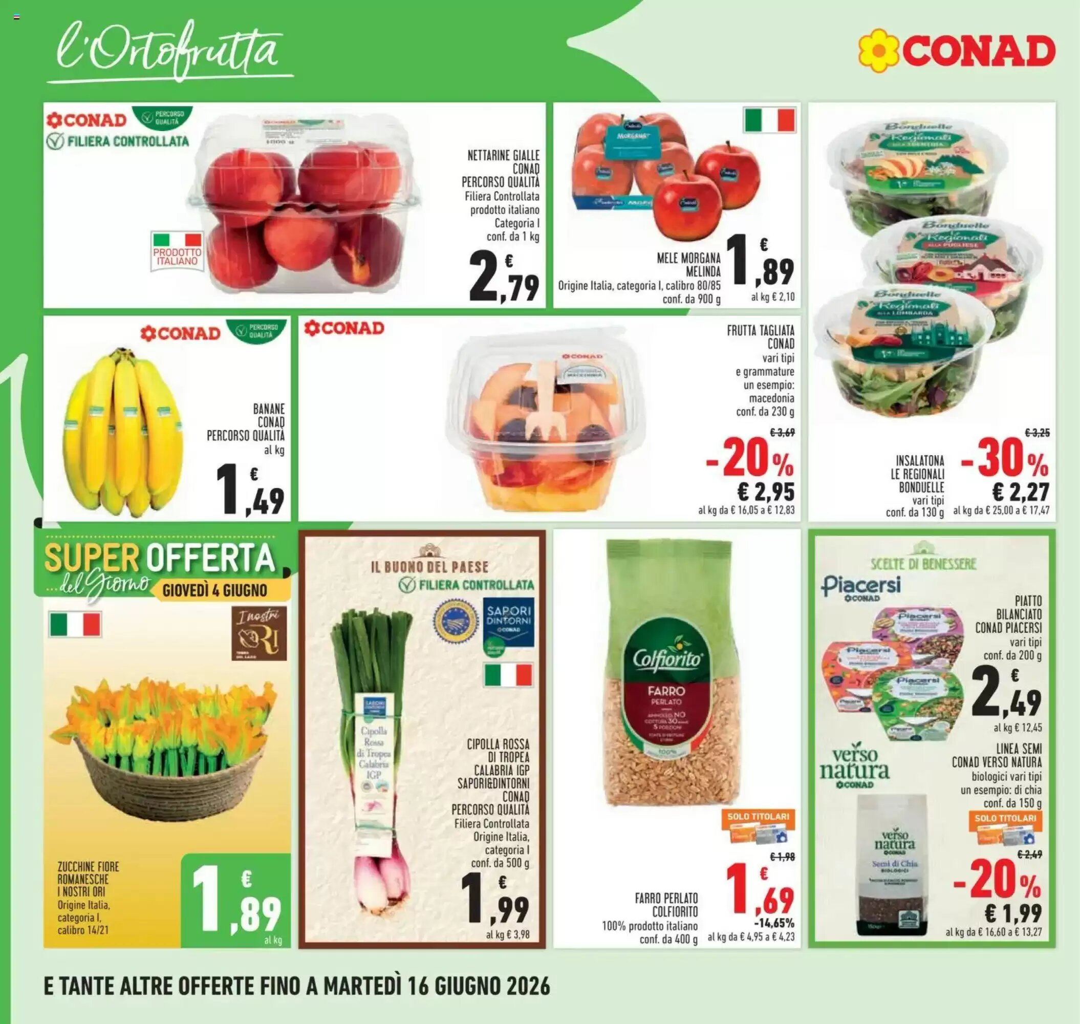 Volantino promozionale Conad  valide dal 04/06/2026 - Pagina 6.