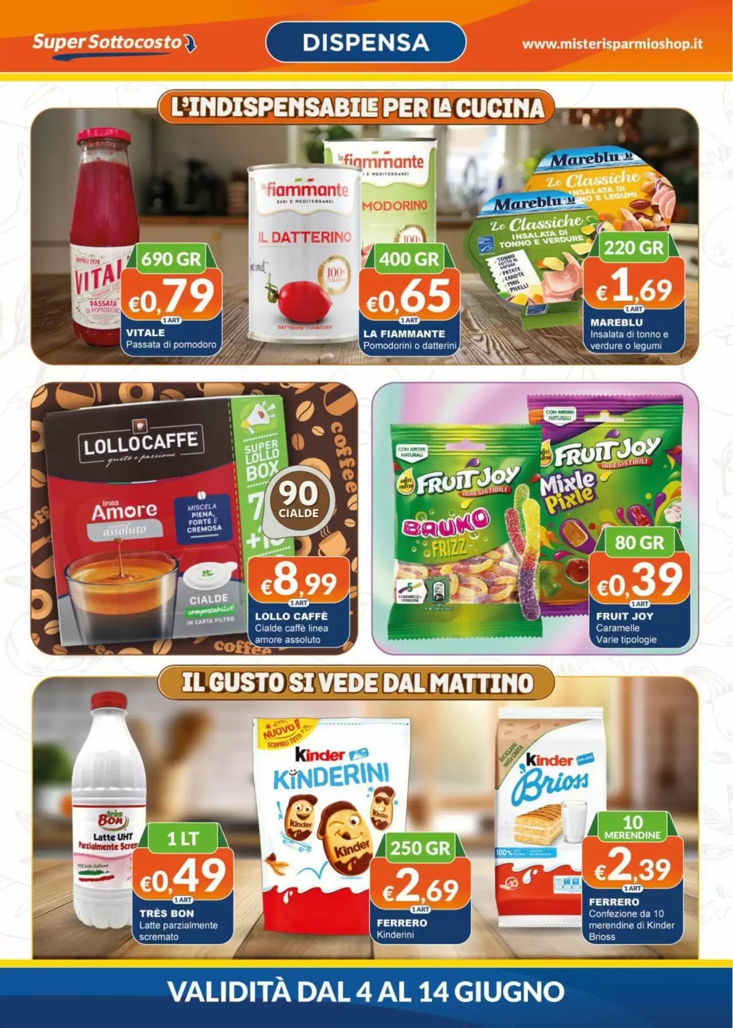Volantino promozionale Mister Risparmio  valide dal 04/06/2026 - Pagina 2.