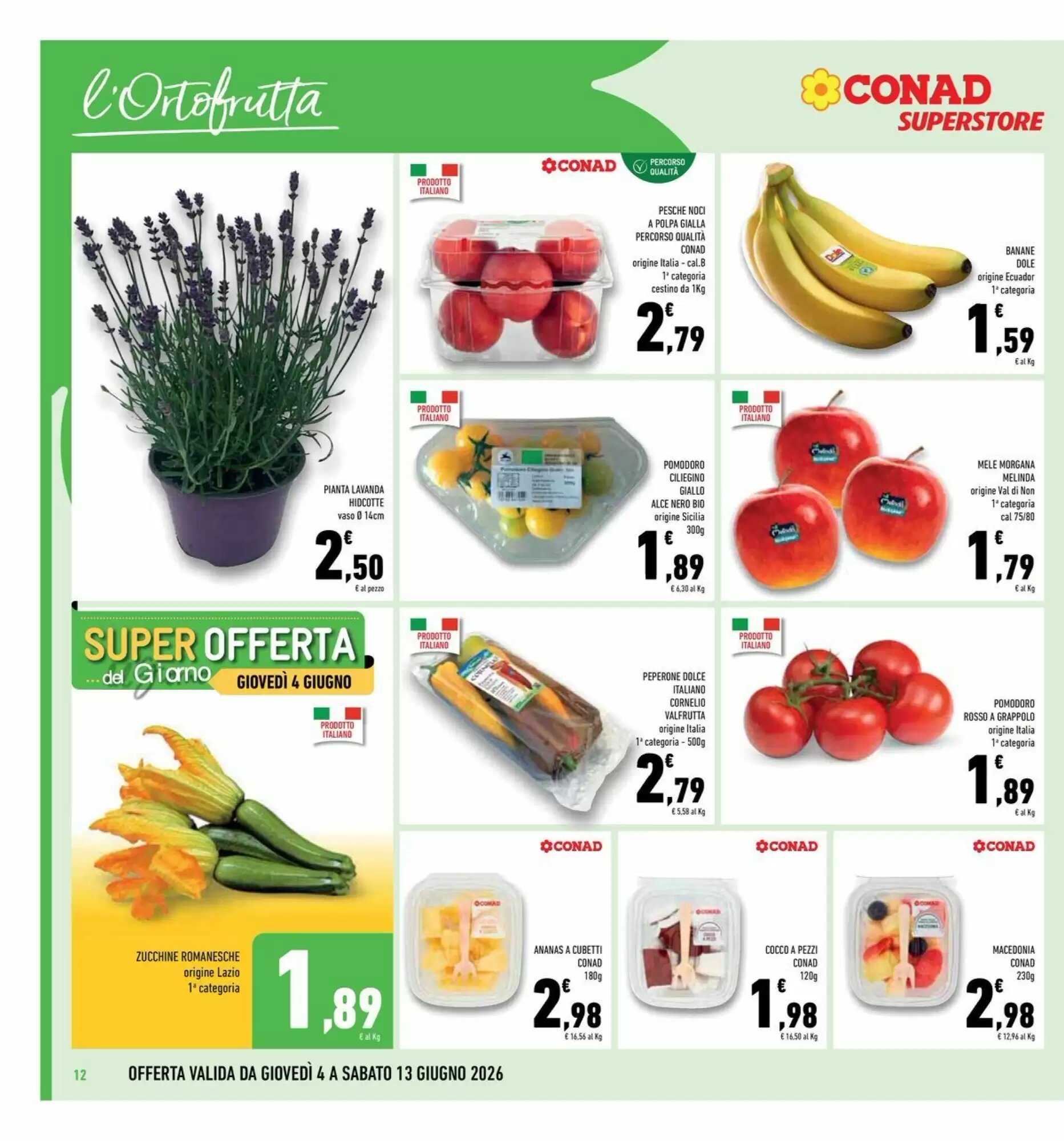 Volantino promozionale Conad Superstore  valide dal 04/06/2026 - Pagina 12.