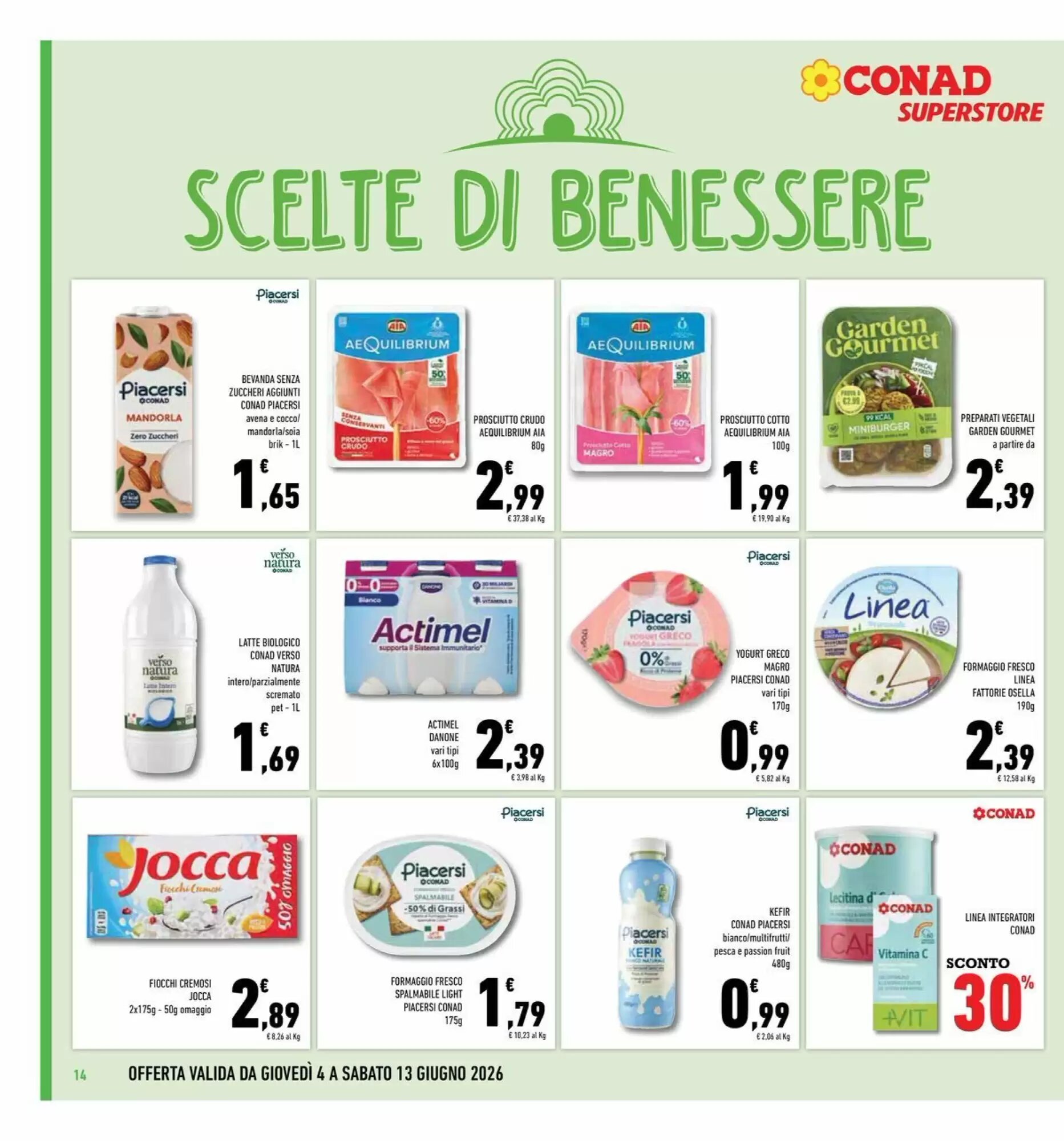 Volantino promozionale Conad Superstore  valide dal 04/06/2026 - Pagina 14.