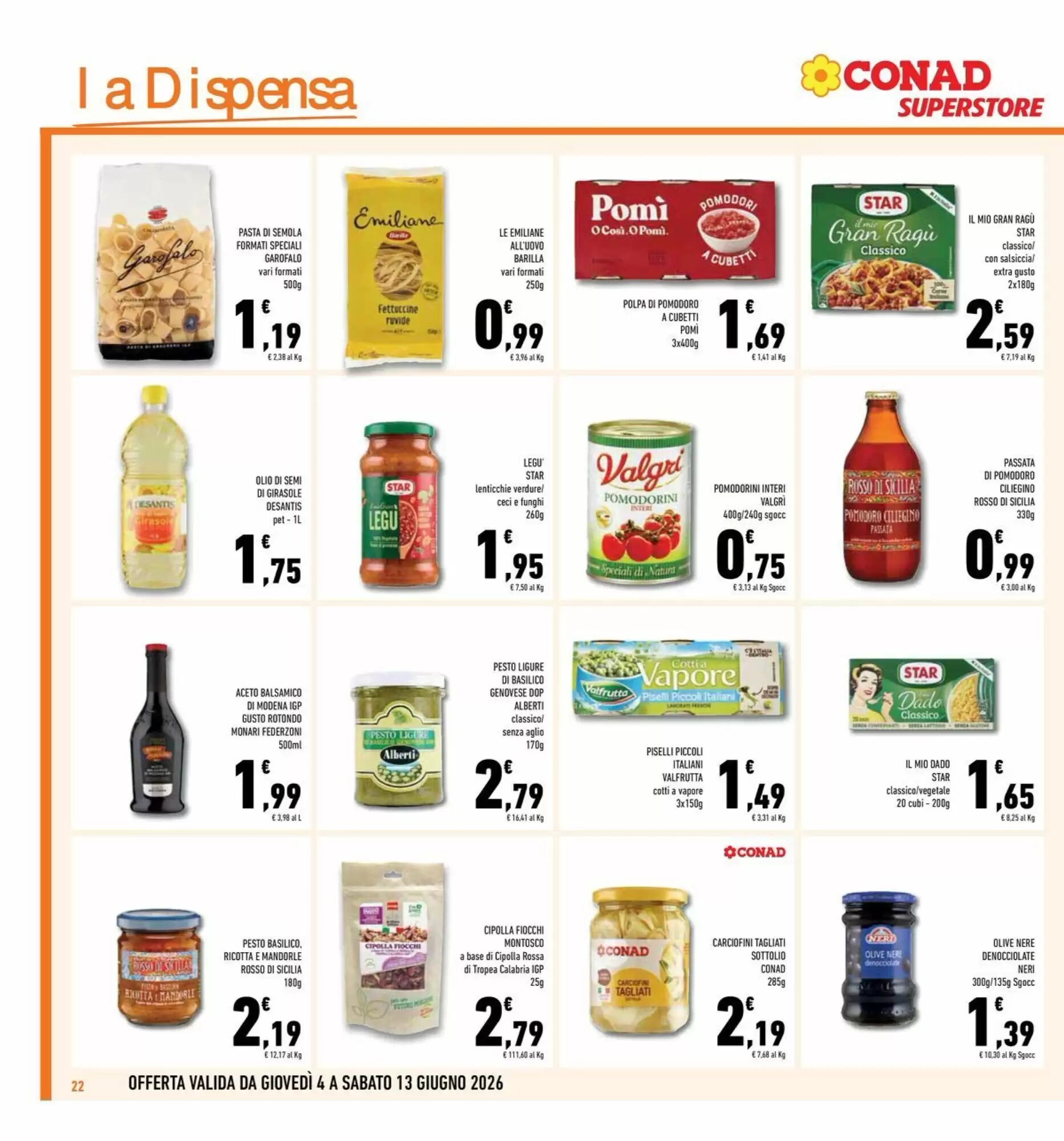 Volantino promozionale Conad Superstore  valide dal 04/06/2026 - Pagina 22.