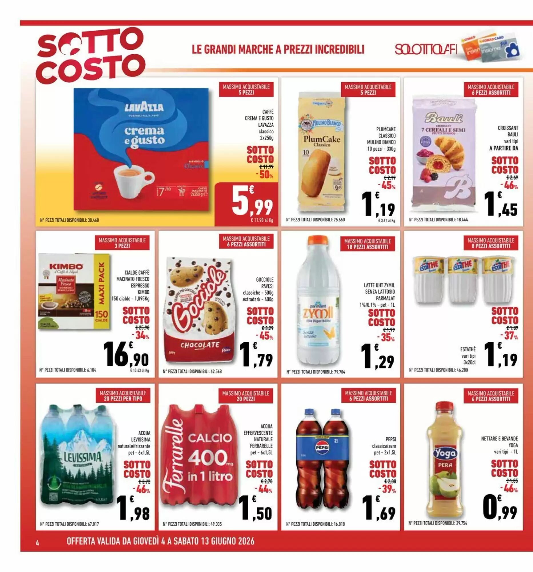 Volantino promozionale Conad Superstore  valide dal 04/06/2026 - Pagina 4.