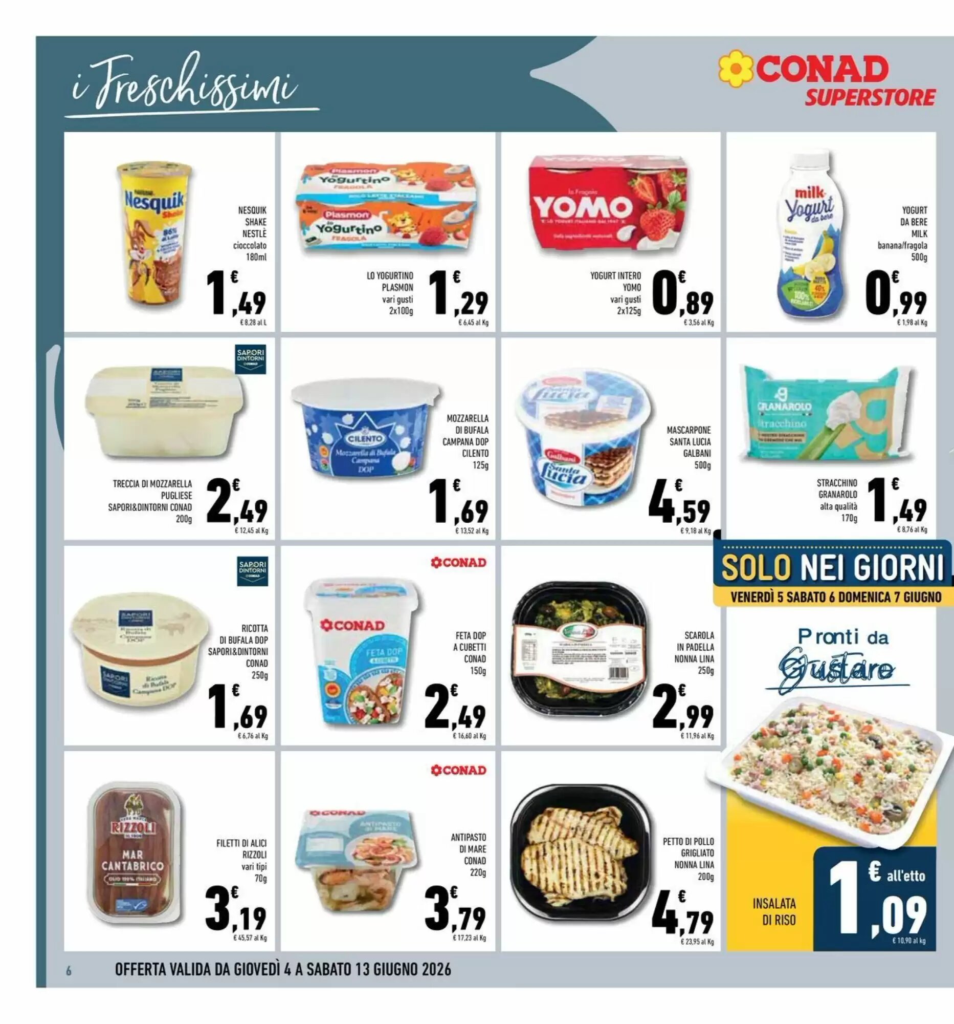 Volantino promozionale Conad Superstore  valide dal 04/06/2026 - Pagina 6.