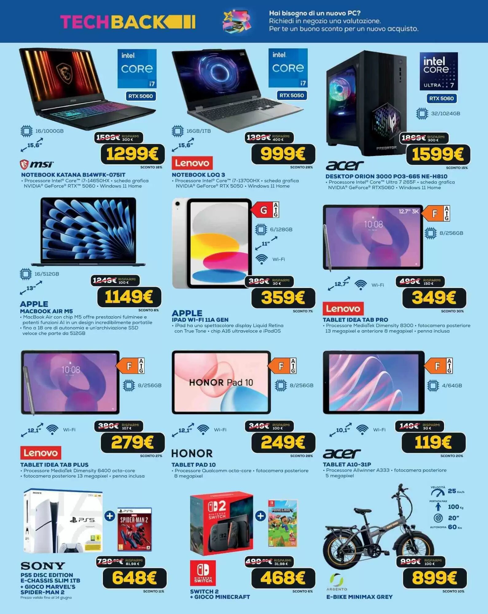 Volantino promozionale Euronics  valide dal 04/06/2026 - Pagina 5.