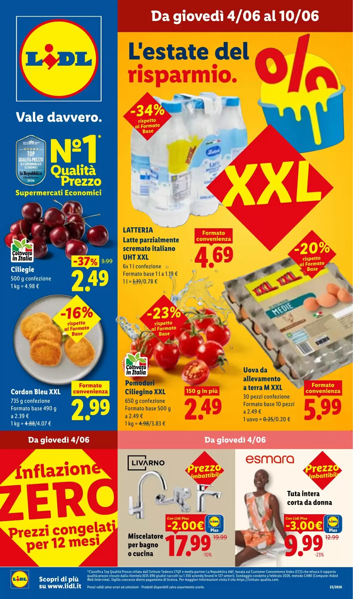 Volantino promozionale Lidl  valide dal 04/06/2026 - Pagina 1.