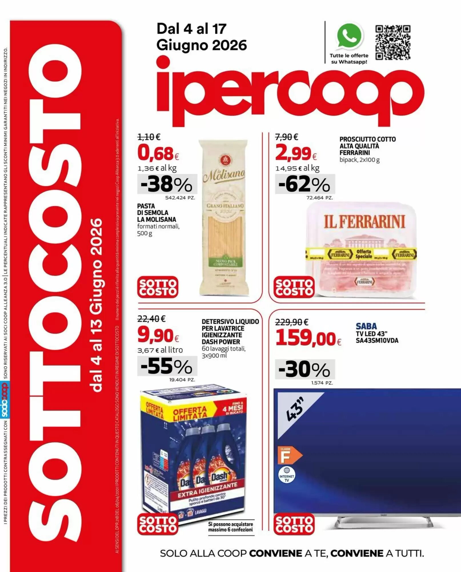Volantino promozionale Coop Master Alleanza 3.0  valide dal 04/06/2026 - Pagina 1.