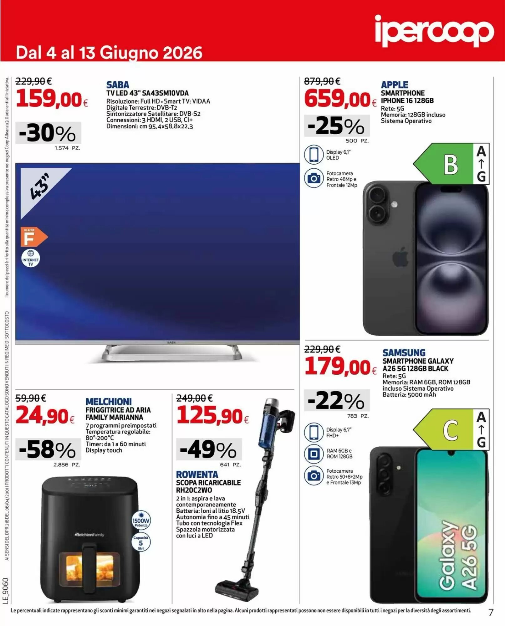 Volantino promozionale Coop Master Alleanza 3.0  valide dal 04/06/2026 - Pagina 7.